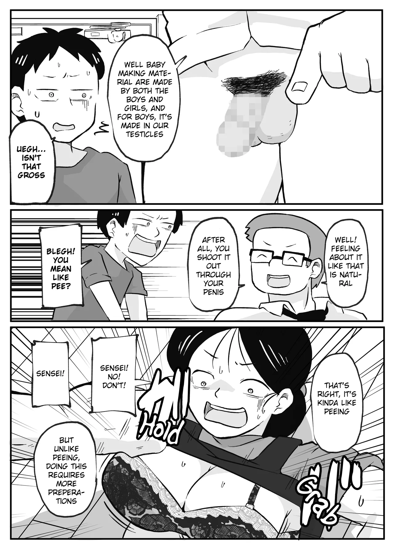 Sensei's Extra Lessons ~How Babies are Made~ porn comic picture 8