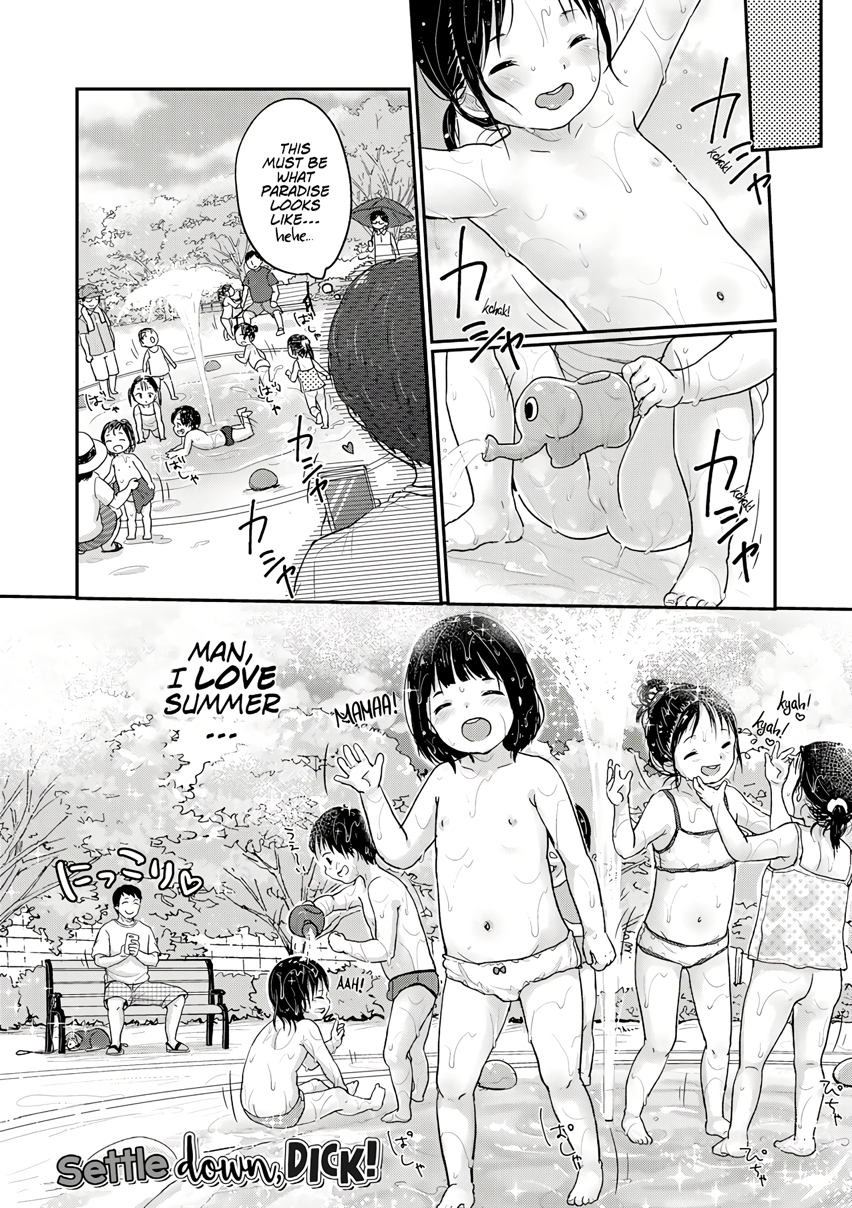 Settle down, dick! porn comic picture 2