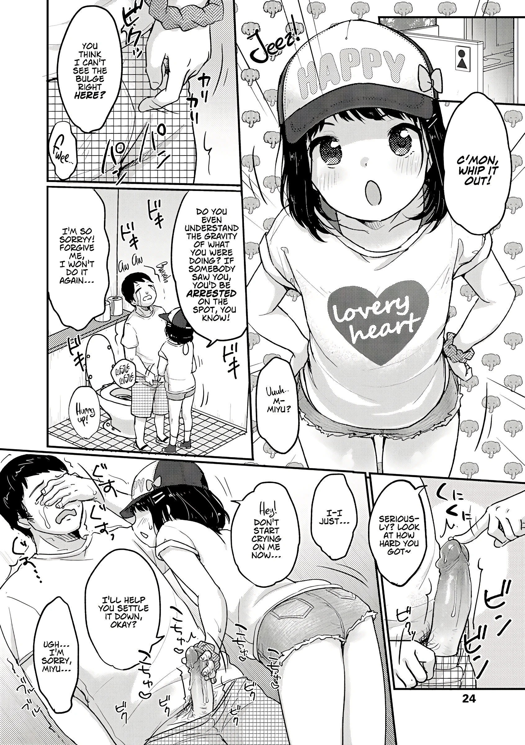 Settle down, dick! porn comic picture 4