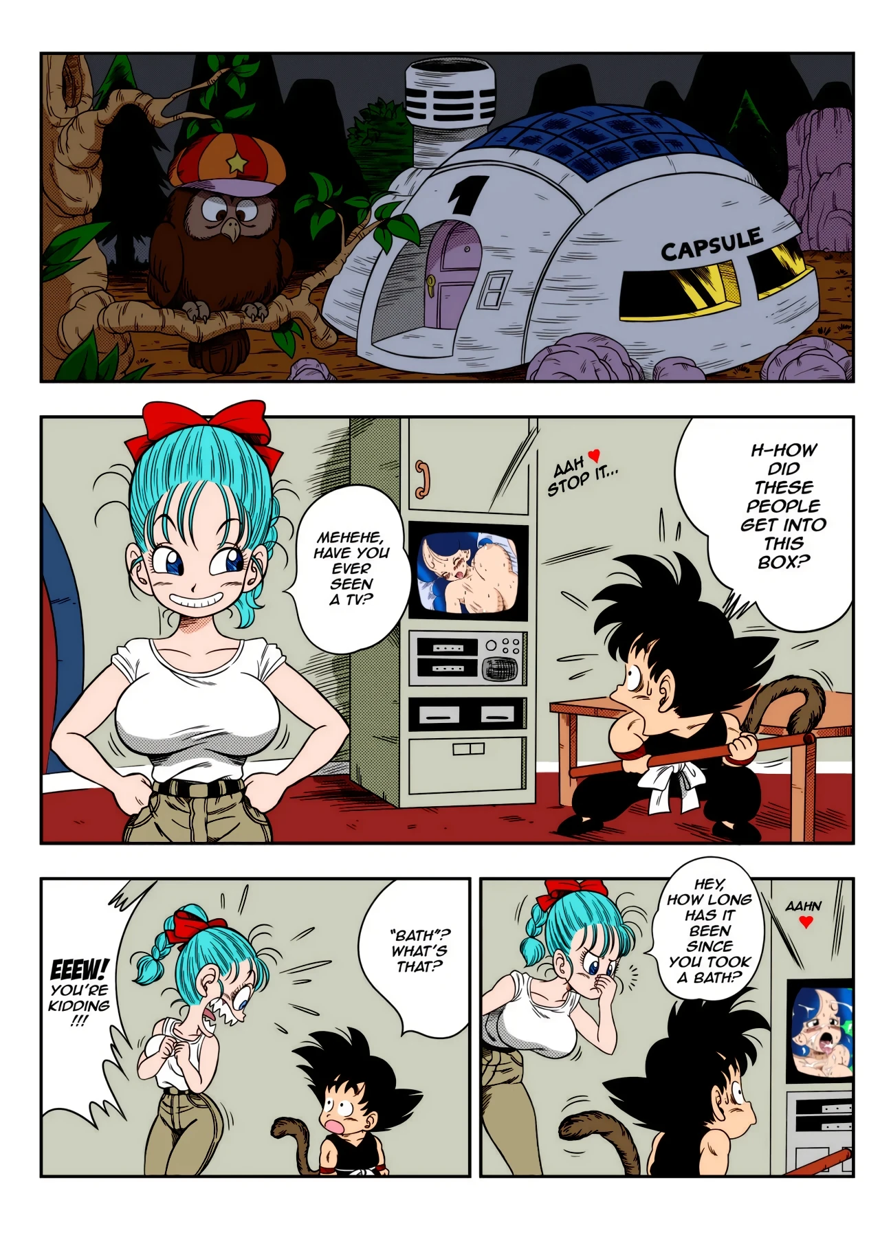 Sex in the Bathroom porn comic picture 3