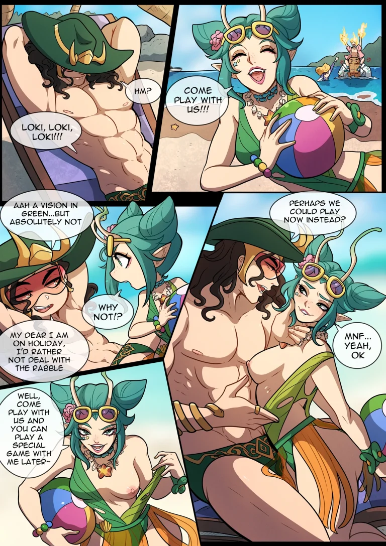 Sex on the Beach - Kinkymation porn comic picture 3