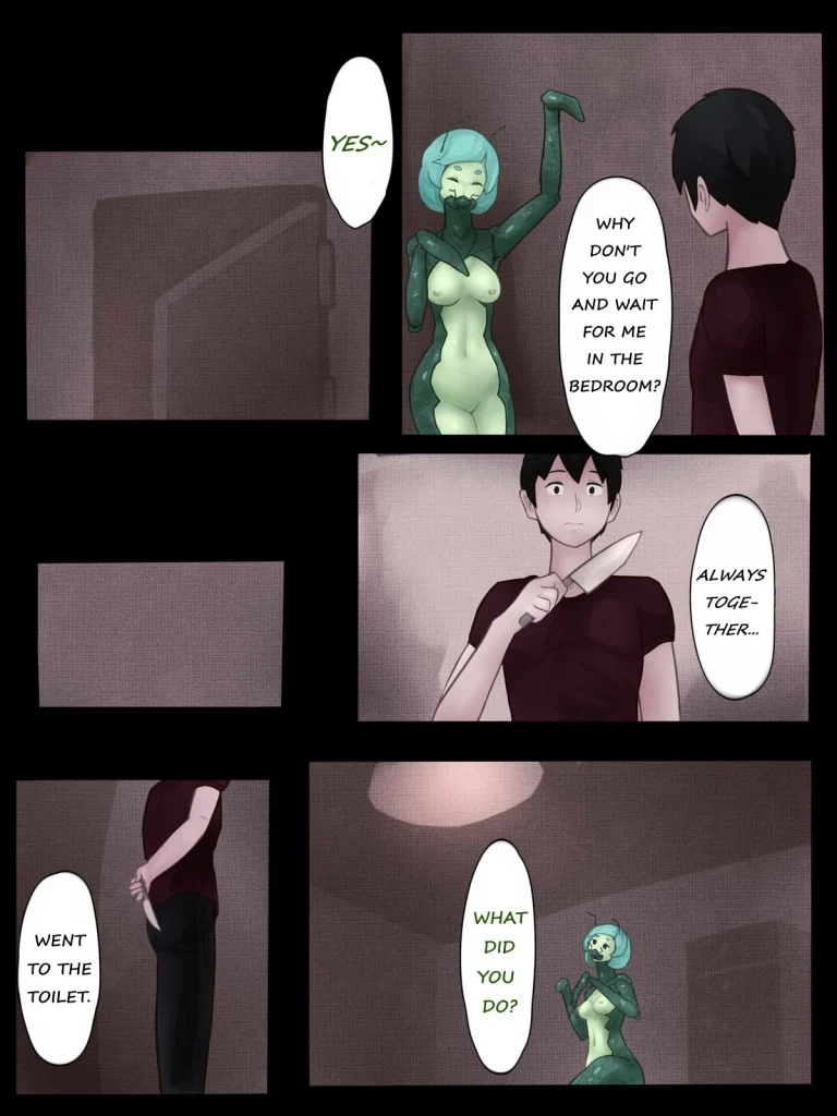 Sex with Mantis Girl -Report of Humanizer Virus Infection- | Kamakiri to Sex -Hito-ka Virus Kansen Houkoku Kiroku- porn comic picture 27