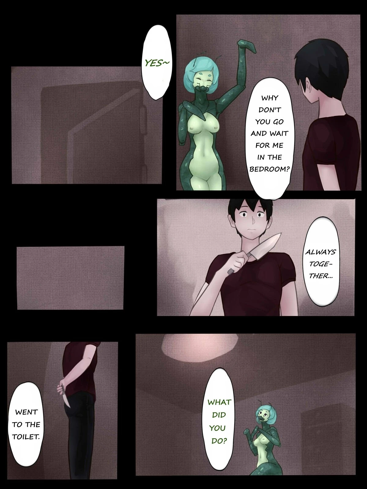 Sex with Mantis Girl -Report of Humanizer Virus Infection- | Kamakiri to Sex -Hito-ka Virus Kansen Houkoku Kiroku- porn comic picture 27