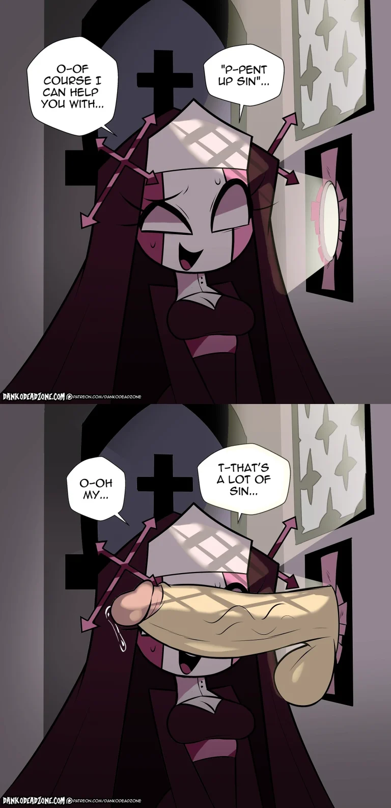 SEXY NUN porn comic picture 10
