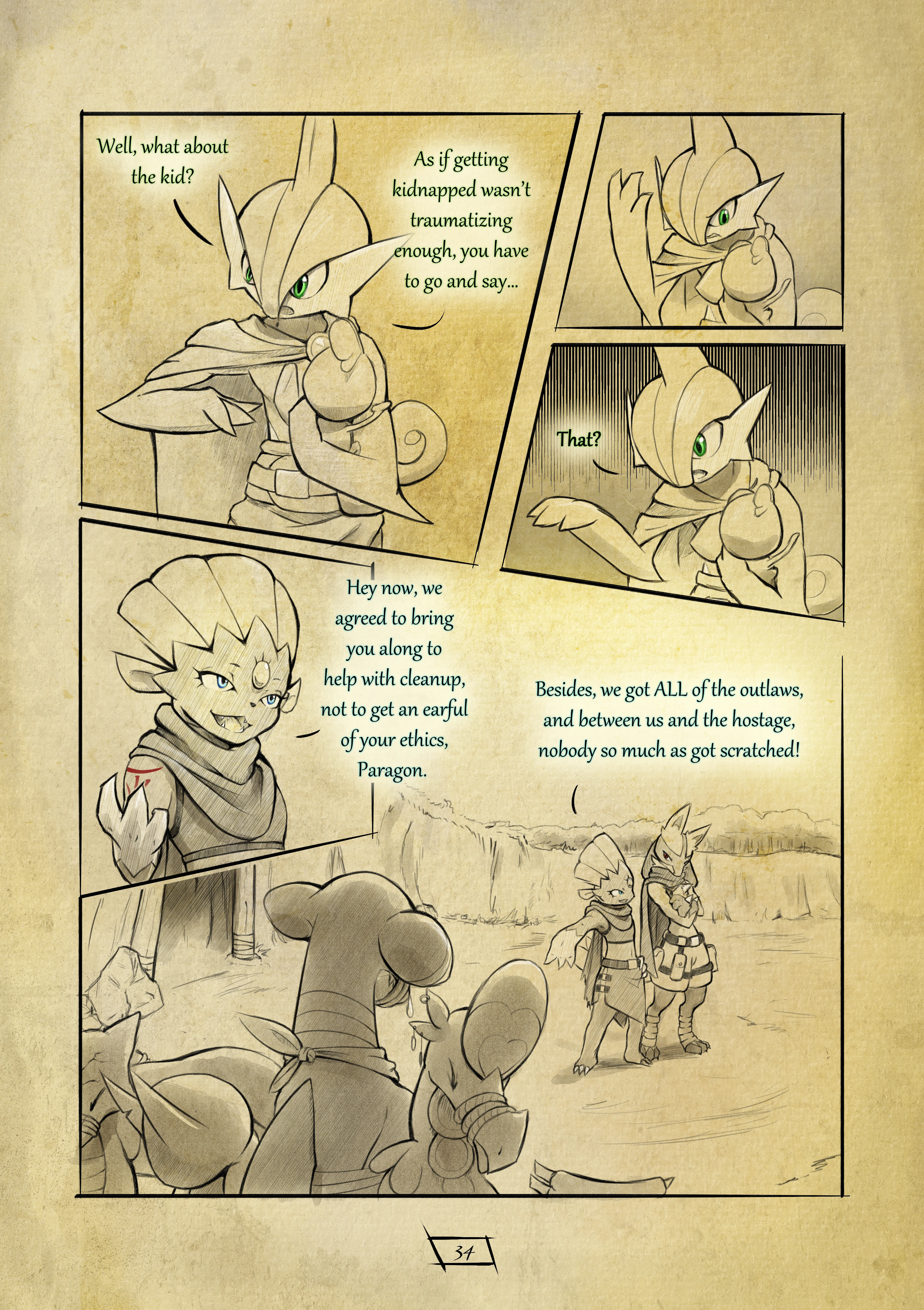 Shadows for Hire porn comic picture 38