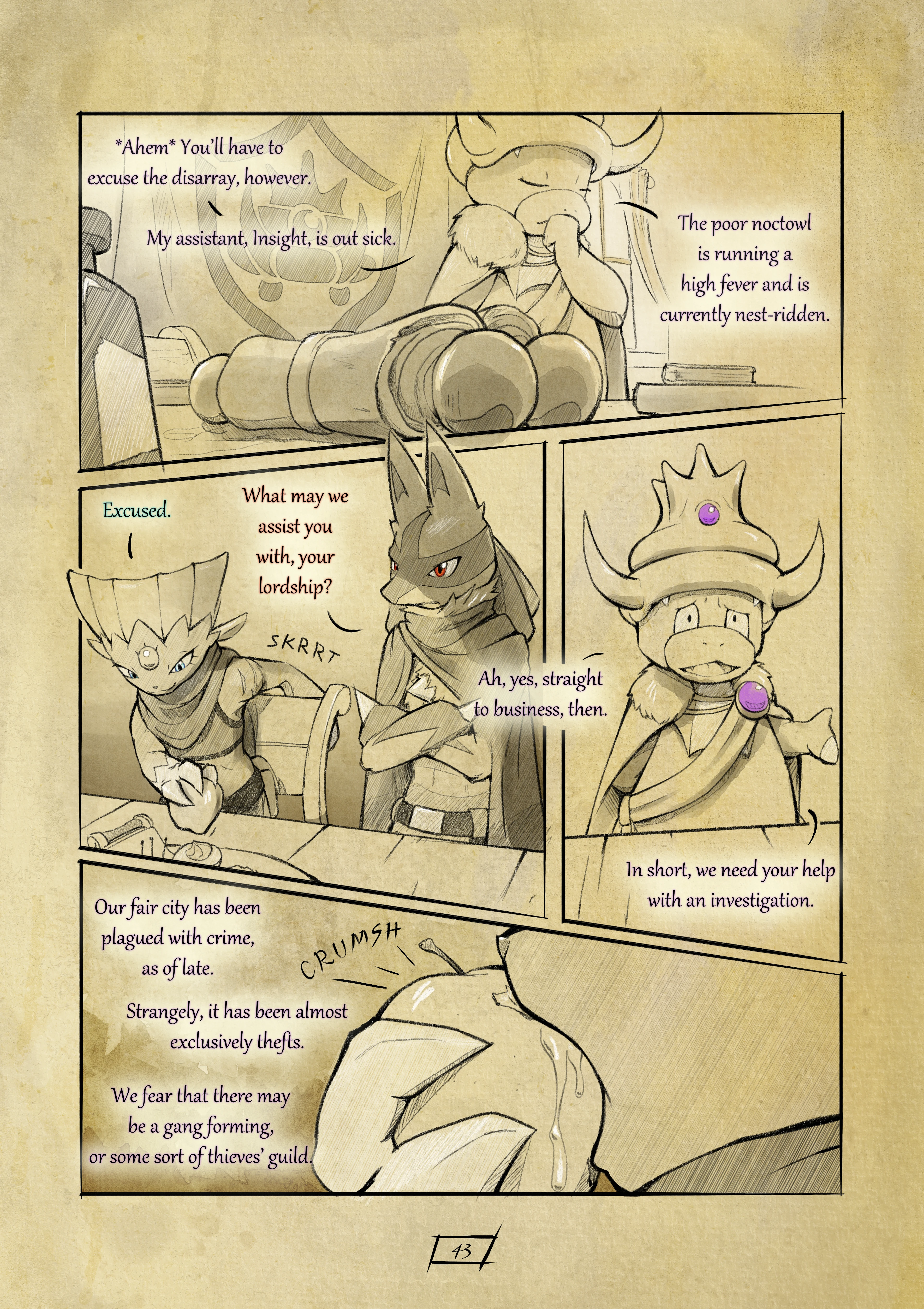 Shadows for Hire porn comic picture 48