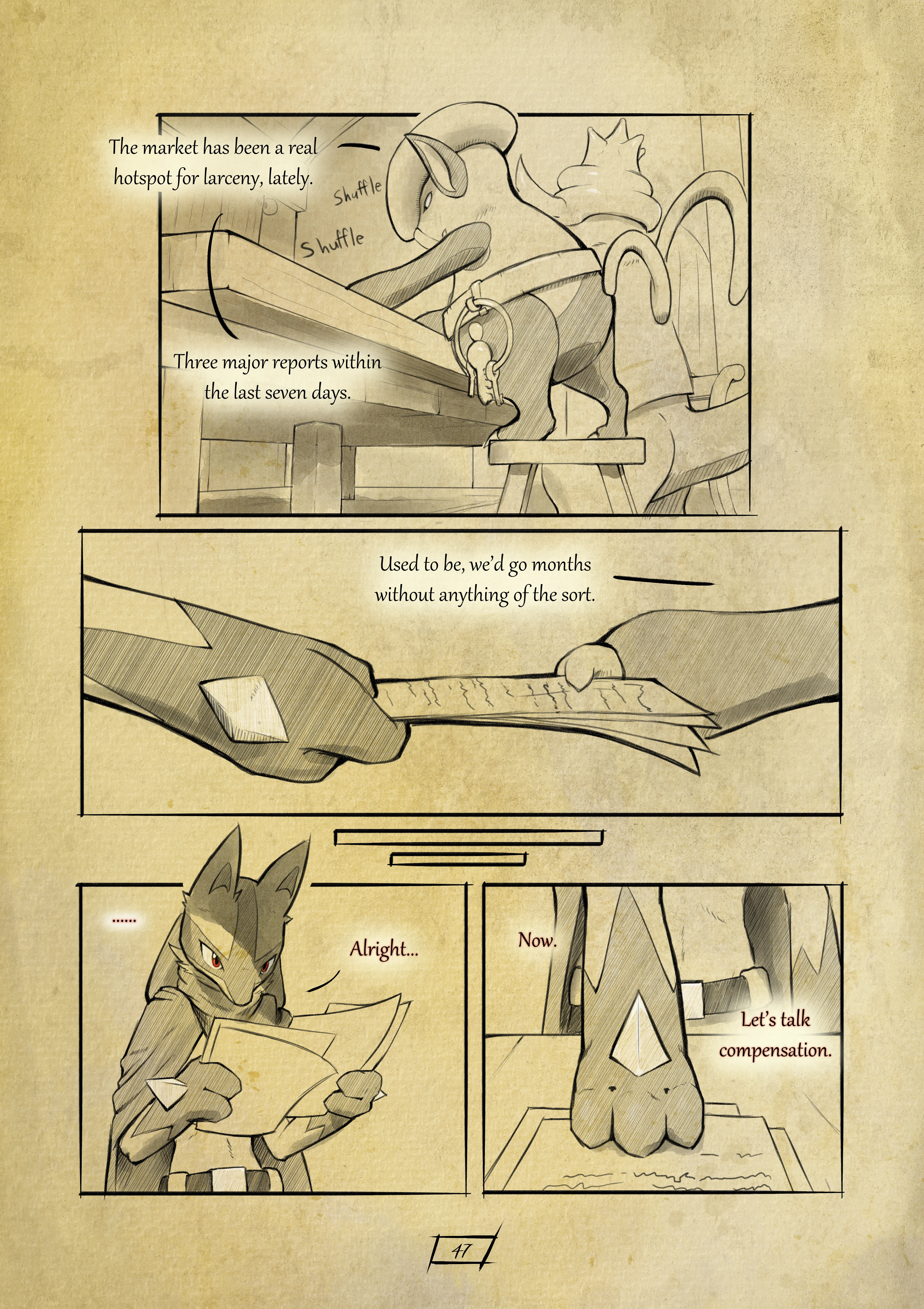 Shadows for Hire porn comic picture 52