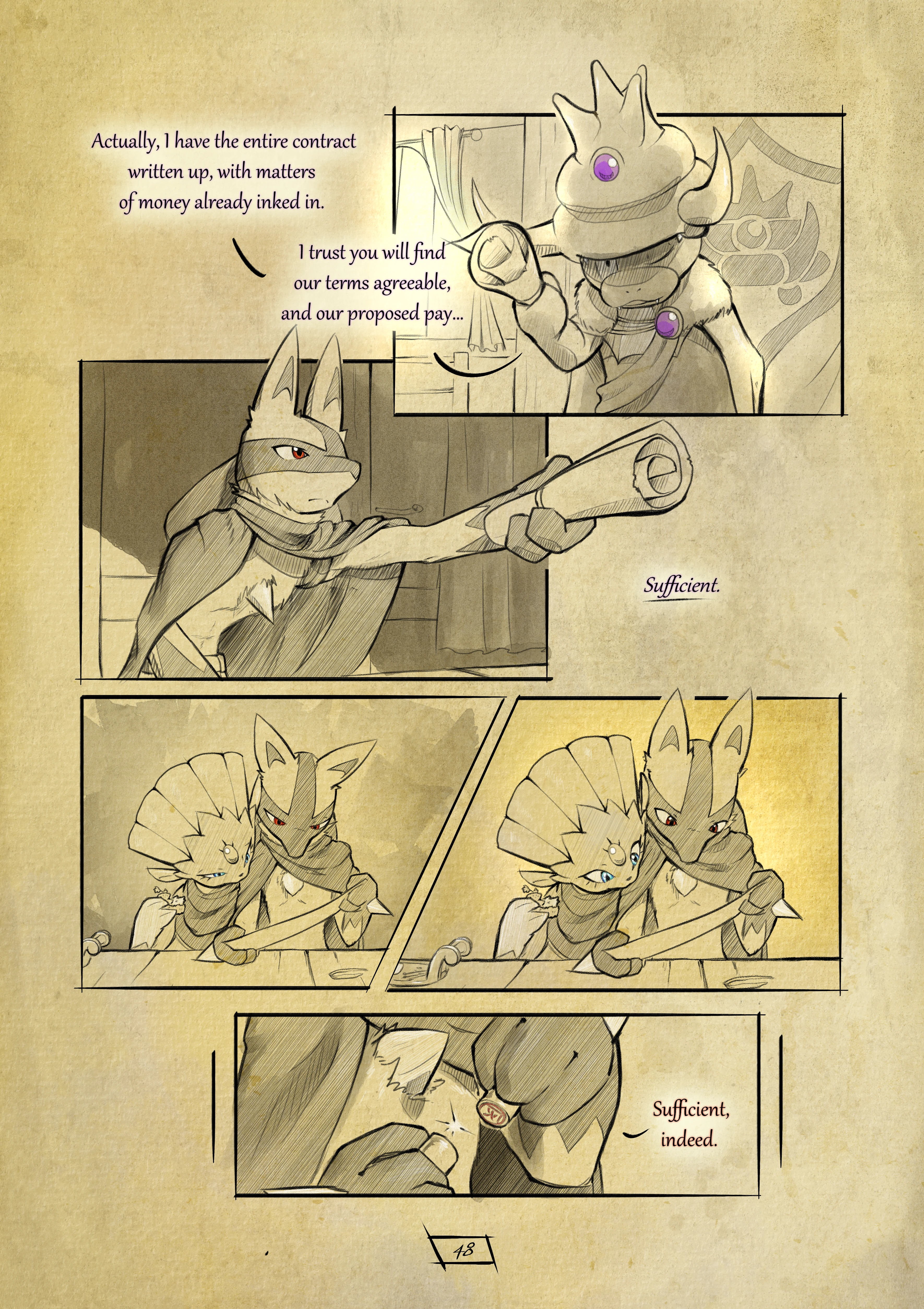 Shadows for Hire porn comic picture 53