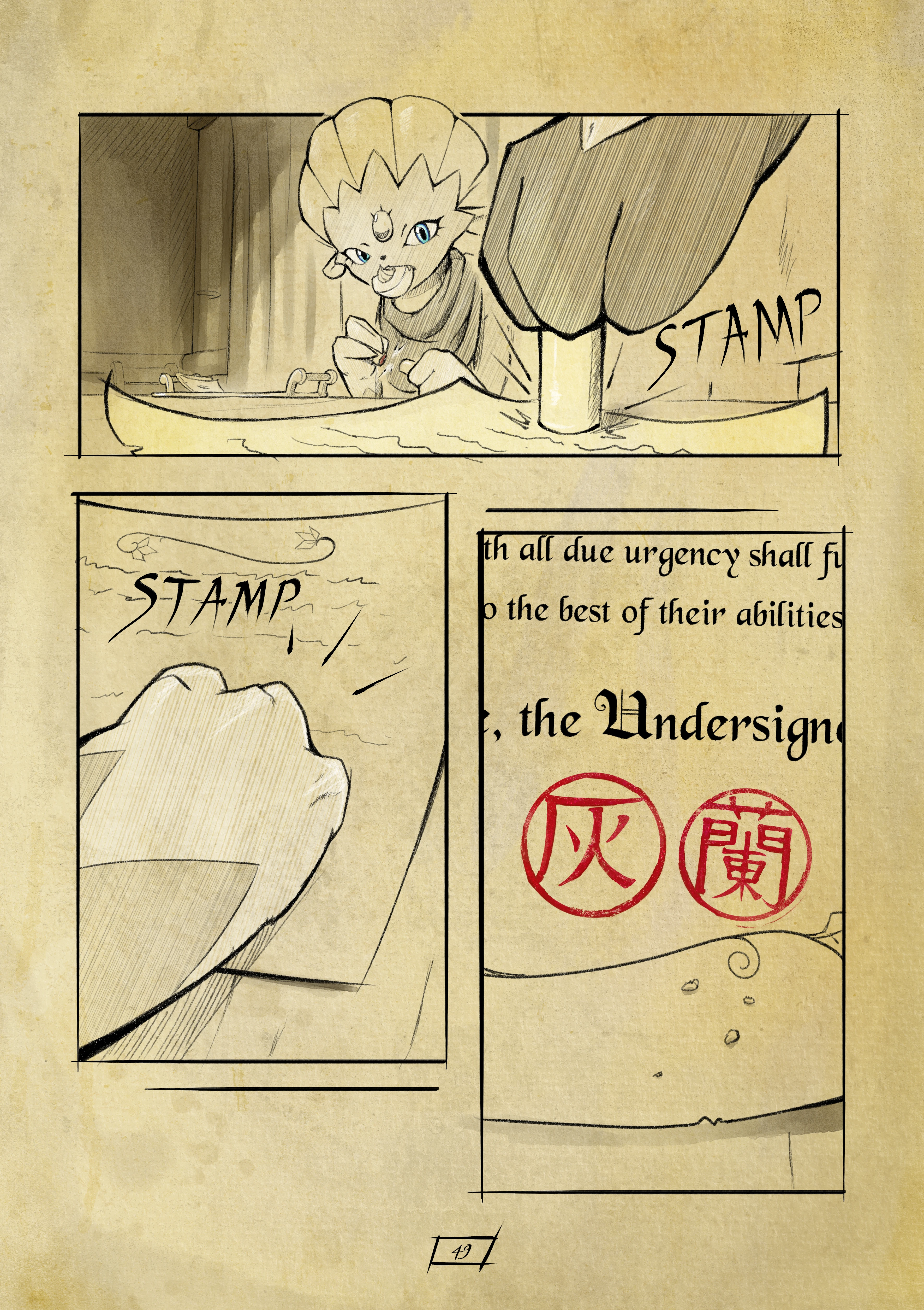 Shadows for Hire porn comic picture 54