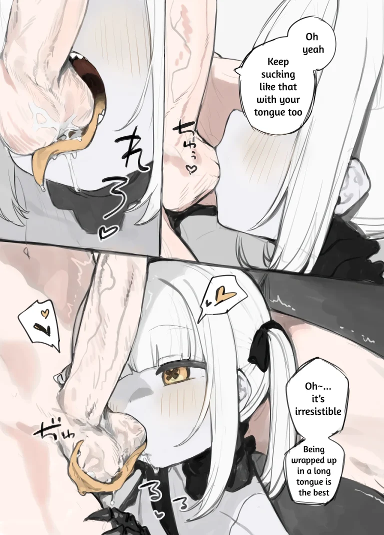 Sharp Teeth and Long Tongue Ein-chan's Mouth porn comic picture 4