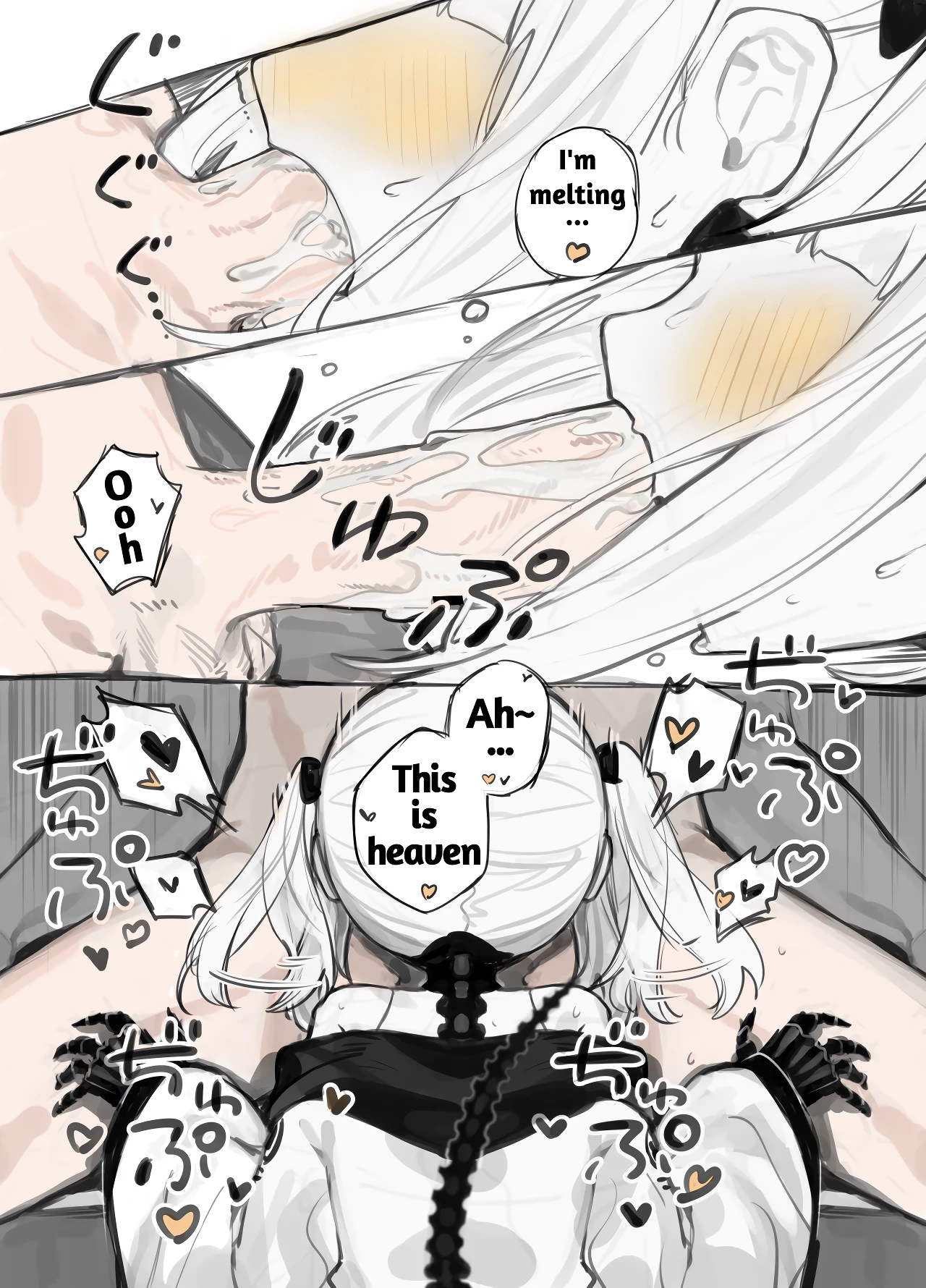 Sharp Teeth and Long Tongue Ein-chan's Mouth porn comic picture 7