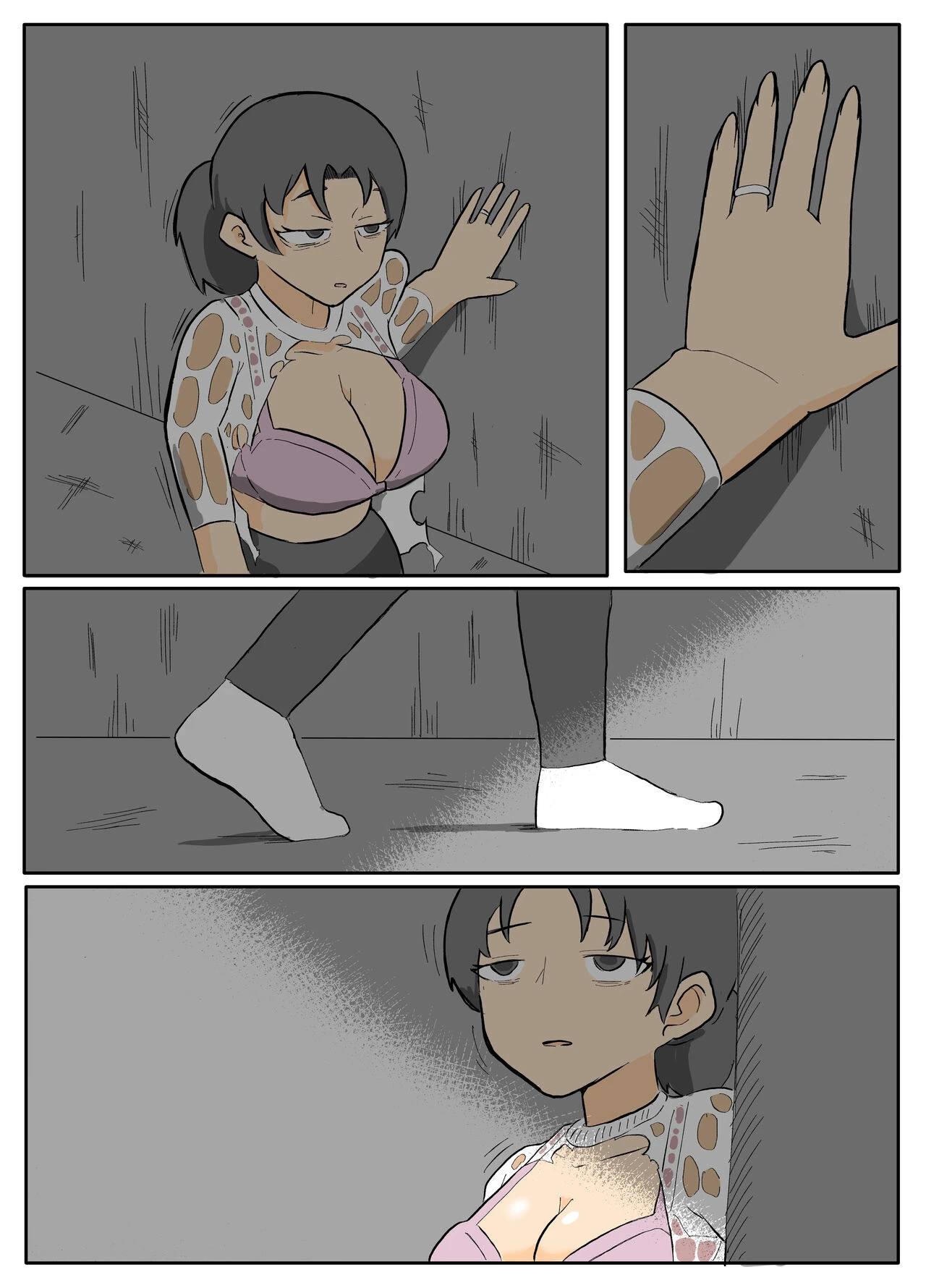 She Who Wears a See Through Shirt Takes Shelter from the Rain porn comic picture 10