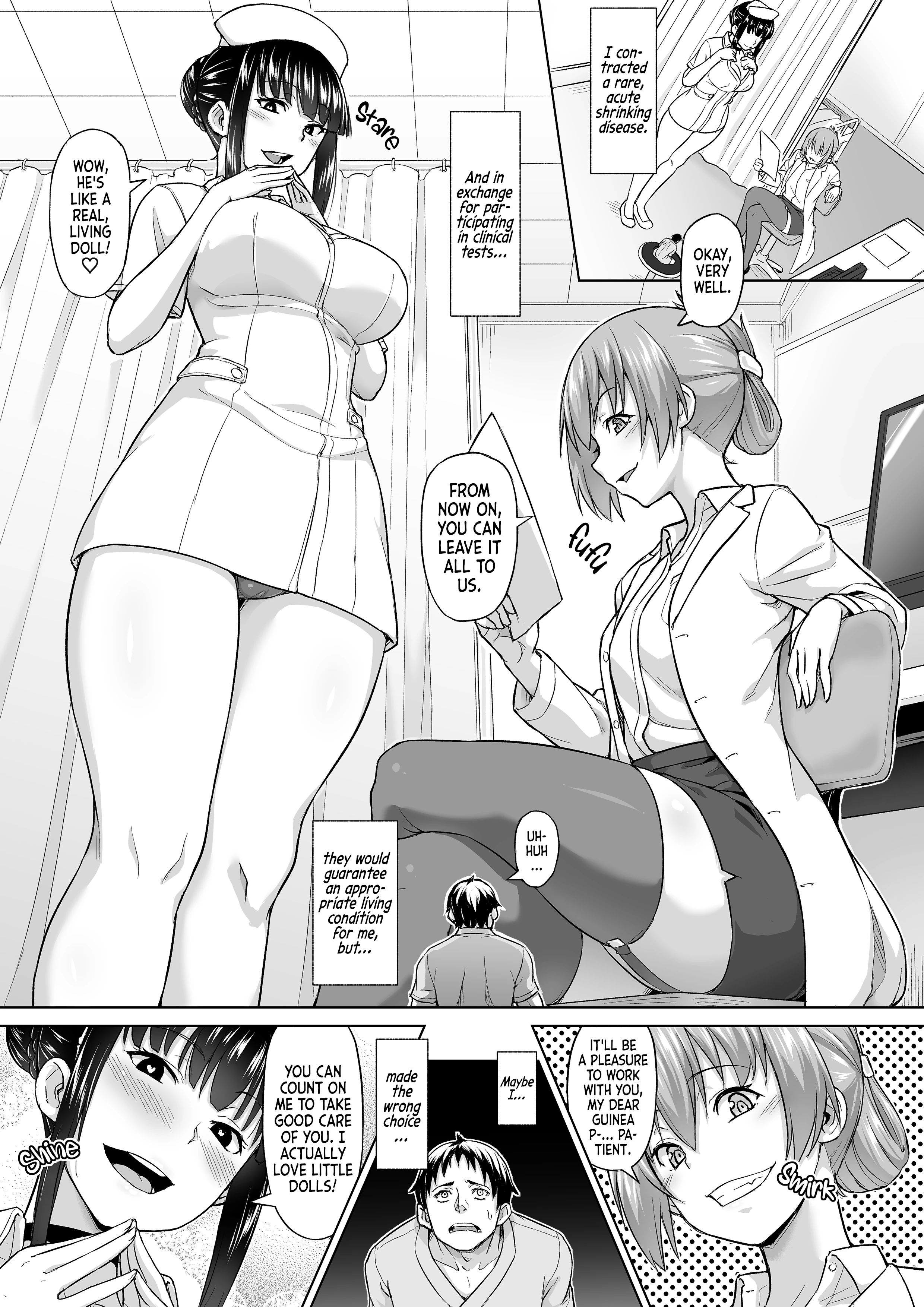 Shrinking Disease Ward 24-hours porn comic picture 1