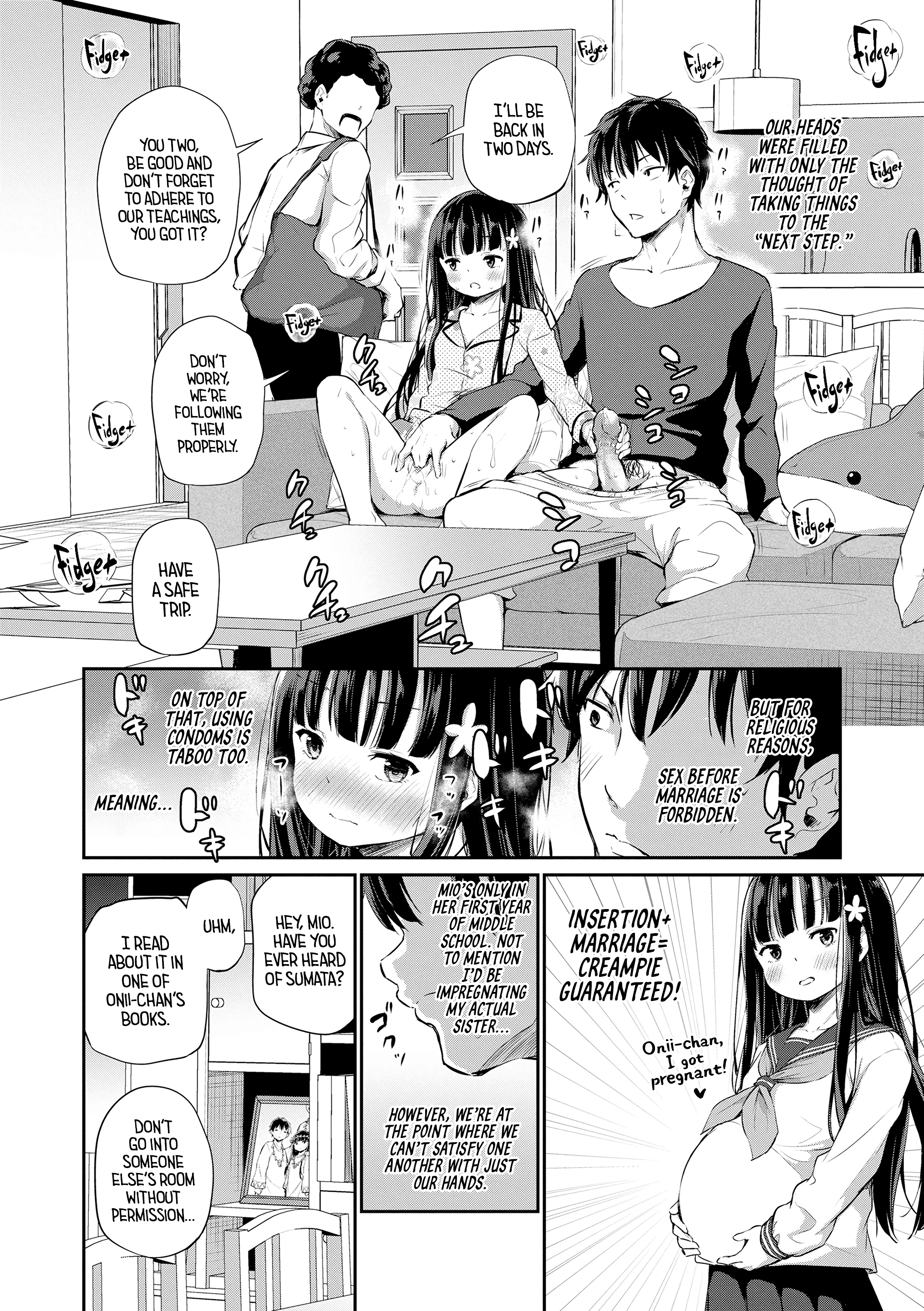 Siblings Who Can't Masturbate For Religious Reasons porn comic picture 16