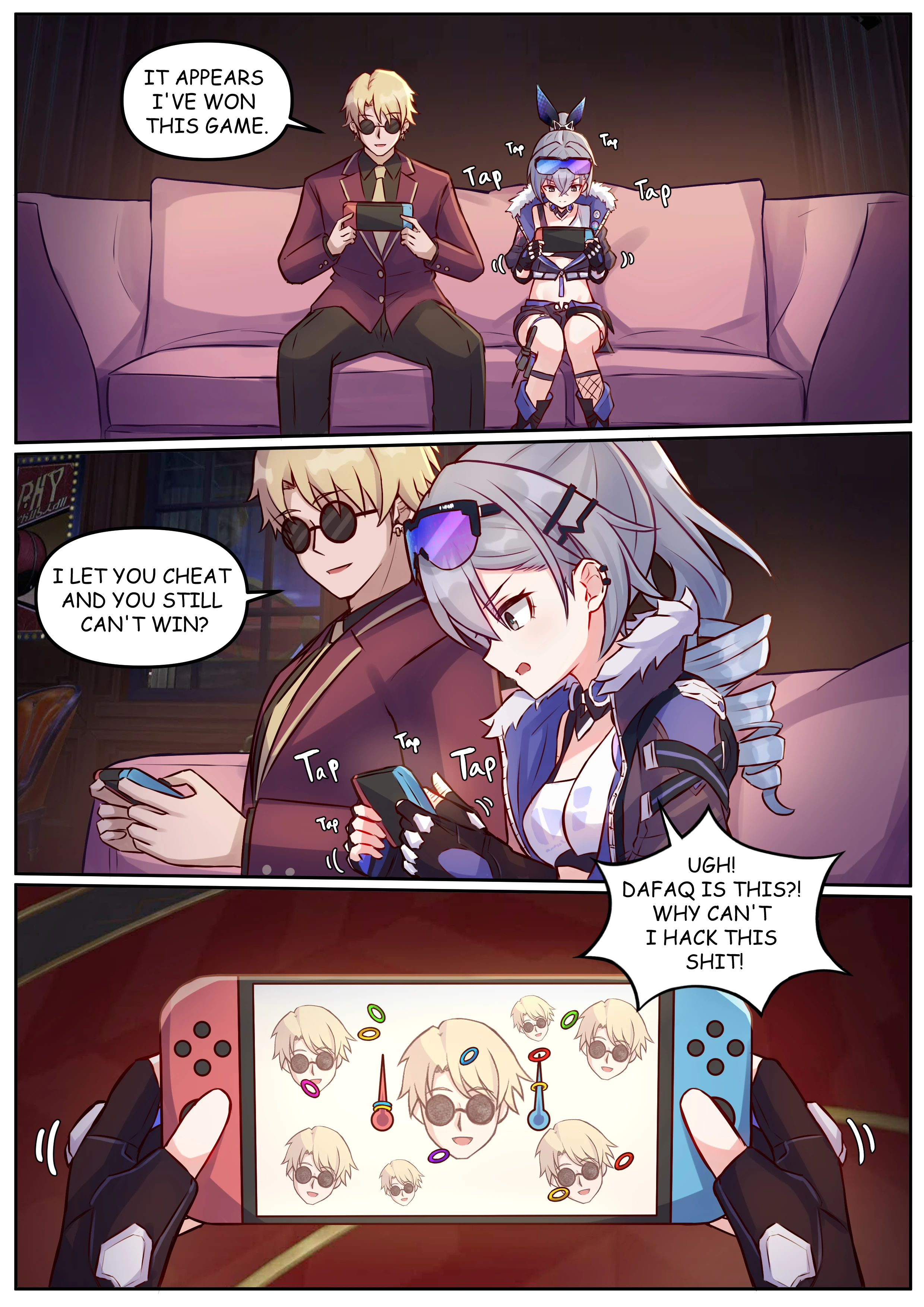 Silver Wolf porn comic picture 1