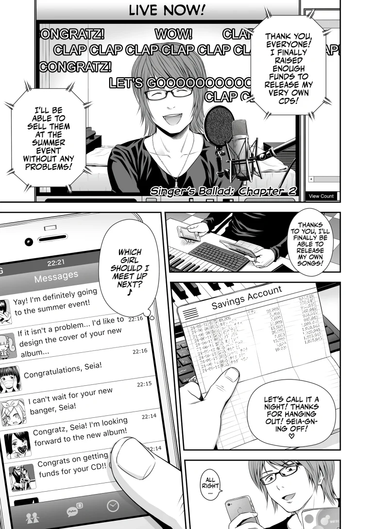 Singer's Ballad! 2 porn comic picture 1