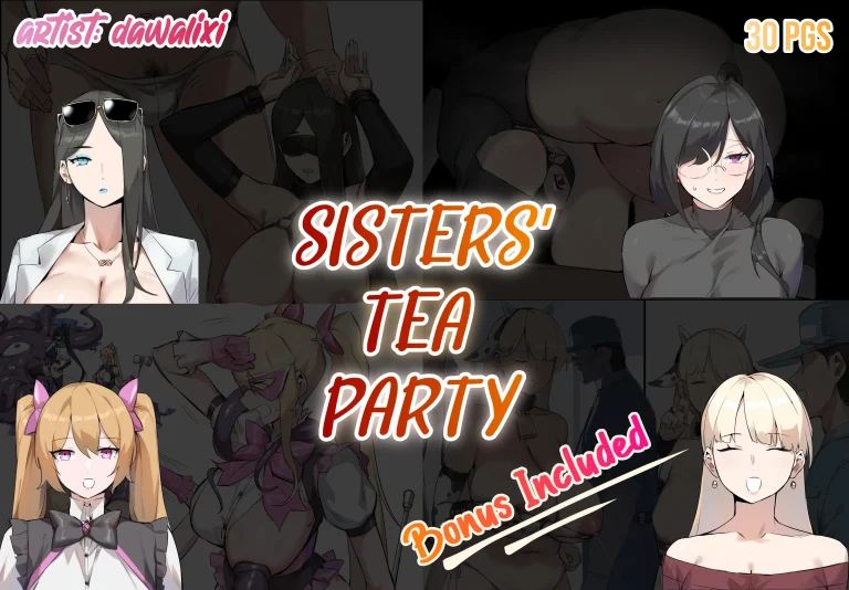 Sisters' Tea Party porn comic picture 1