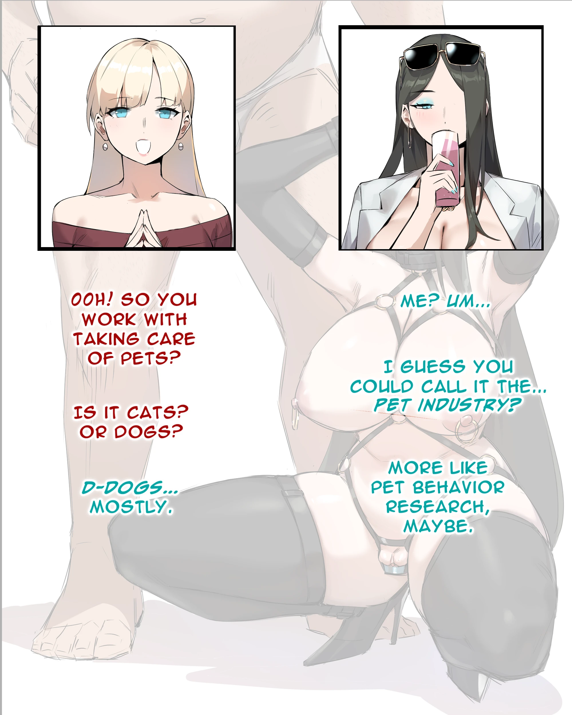 Sisters' Tea Party porn comic picture 6
