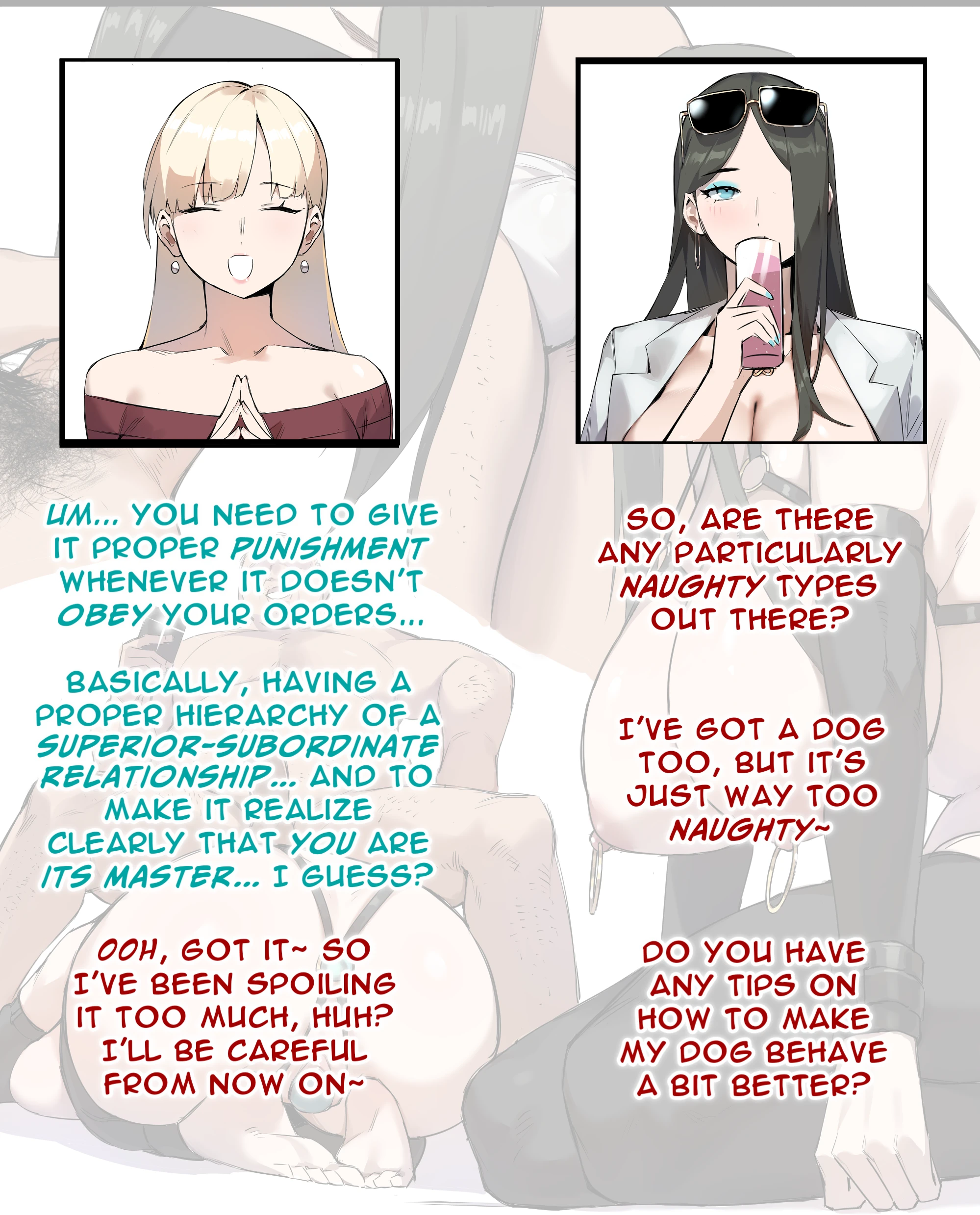 Sisters' Tea Party porn comic picture 8