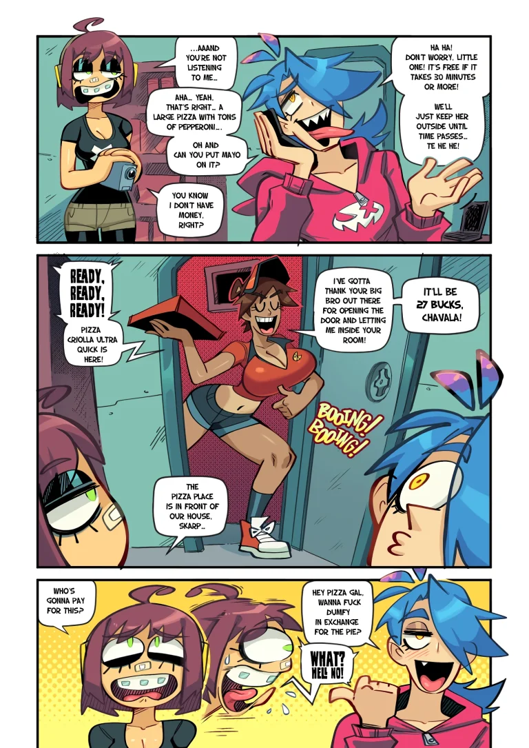 Skarp World: Mayonnaise with Pizza porn comic picture 23