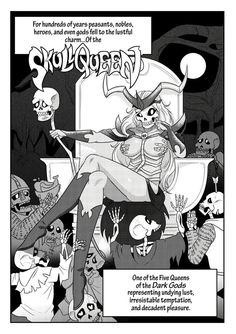 Skull Queen porn comic picture 1