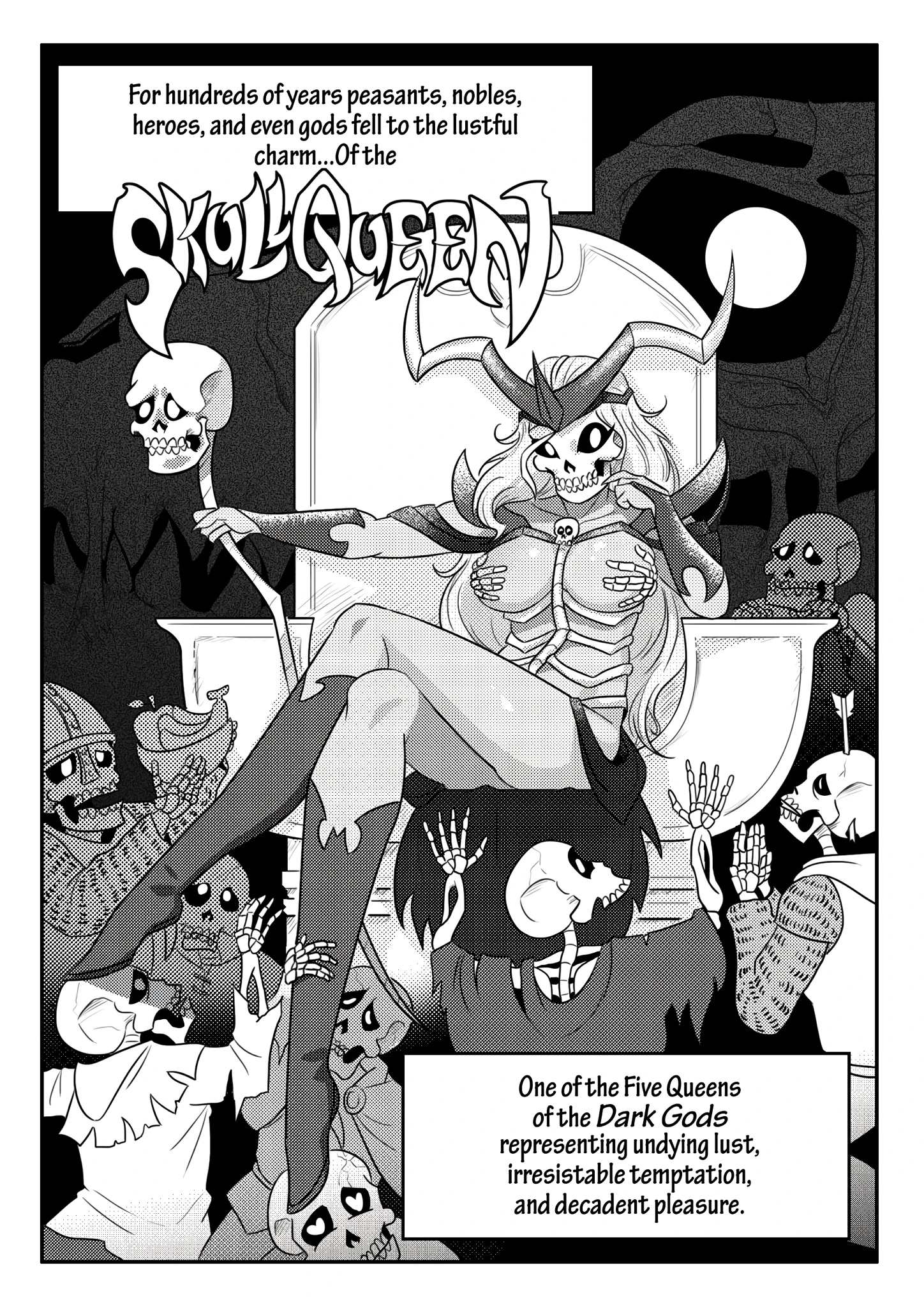 Skull Queen porn comic picture 1