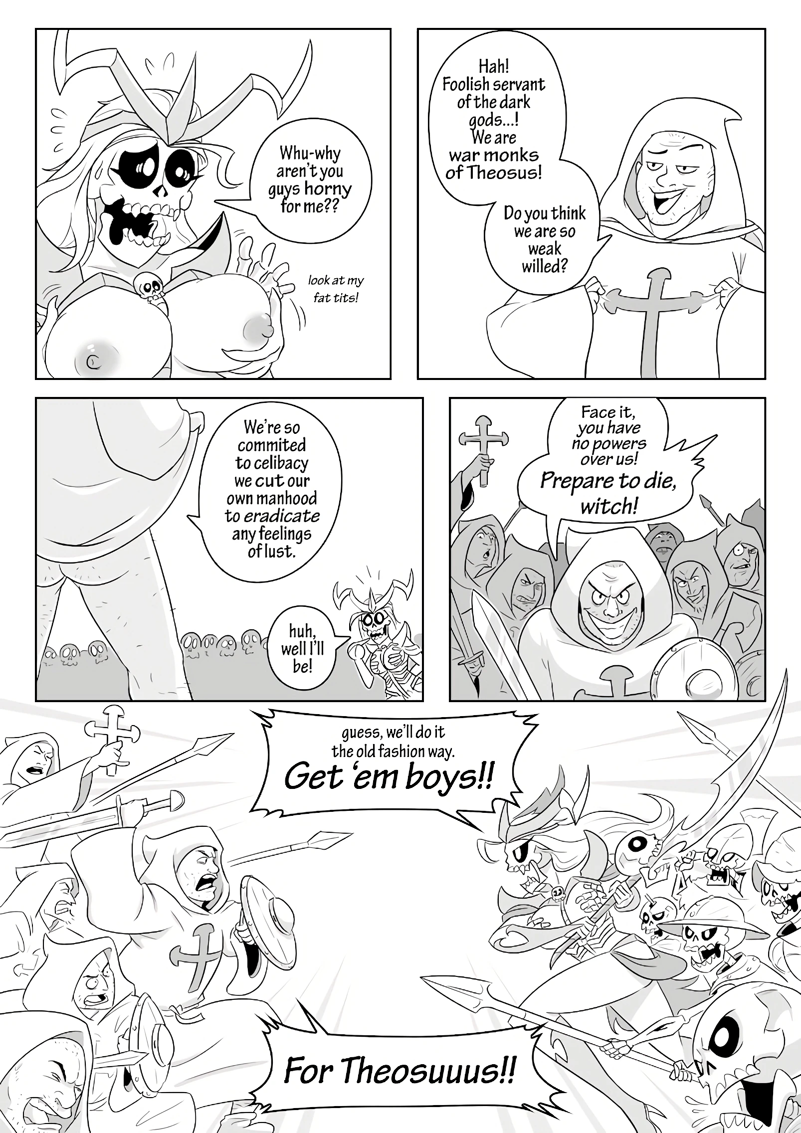 Skull Queen porn comic picture 10