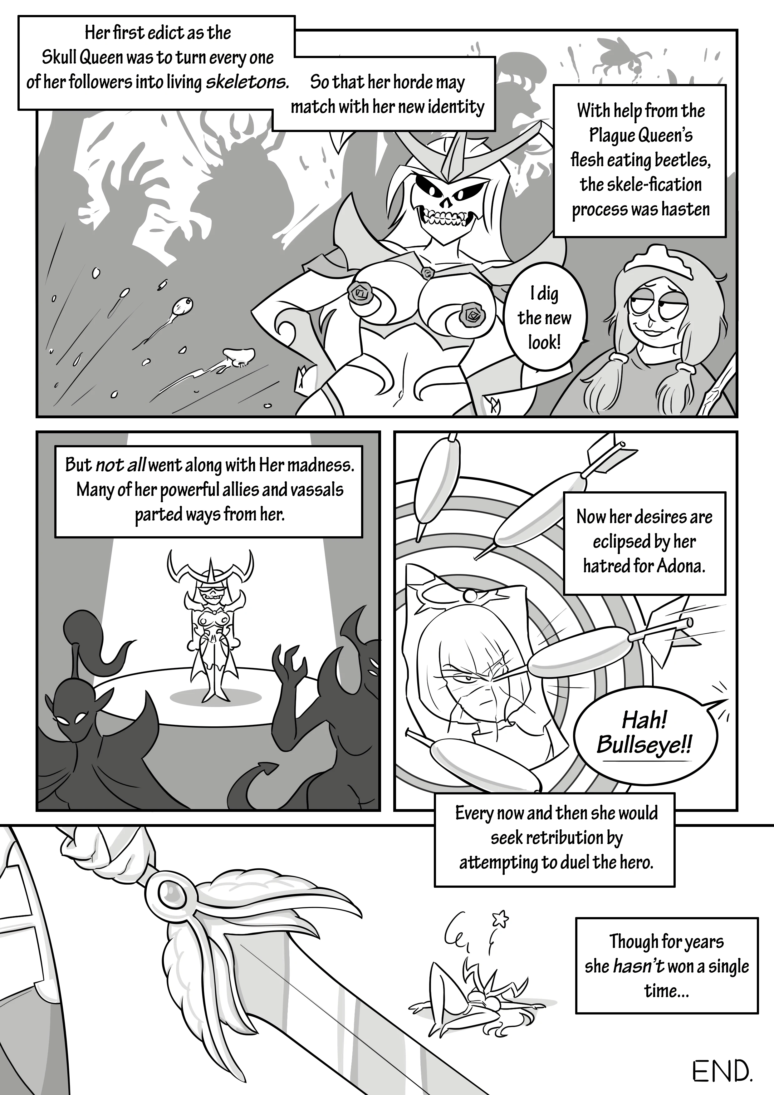 Skull Queen porn comic picture 111