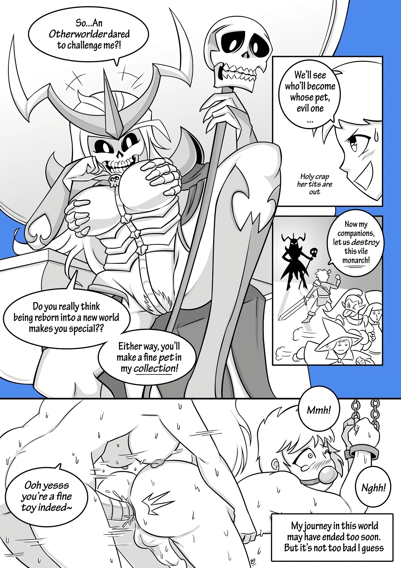 Skull Queen porn comic picture 114