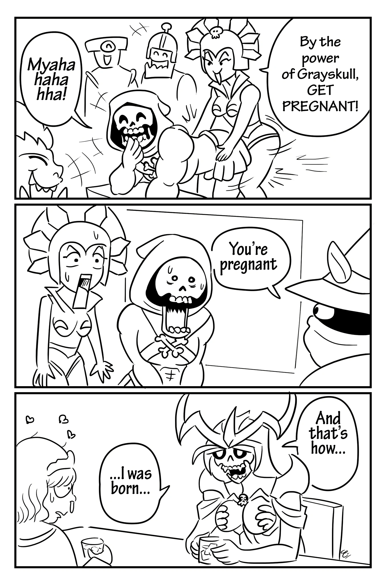 Skull Queen porn comic picture 116