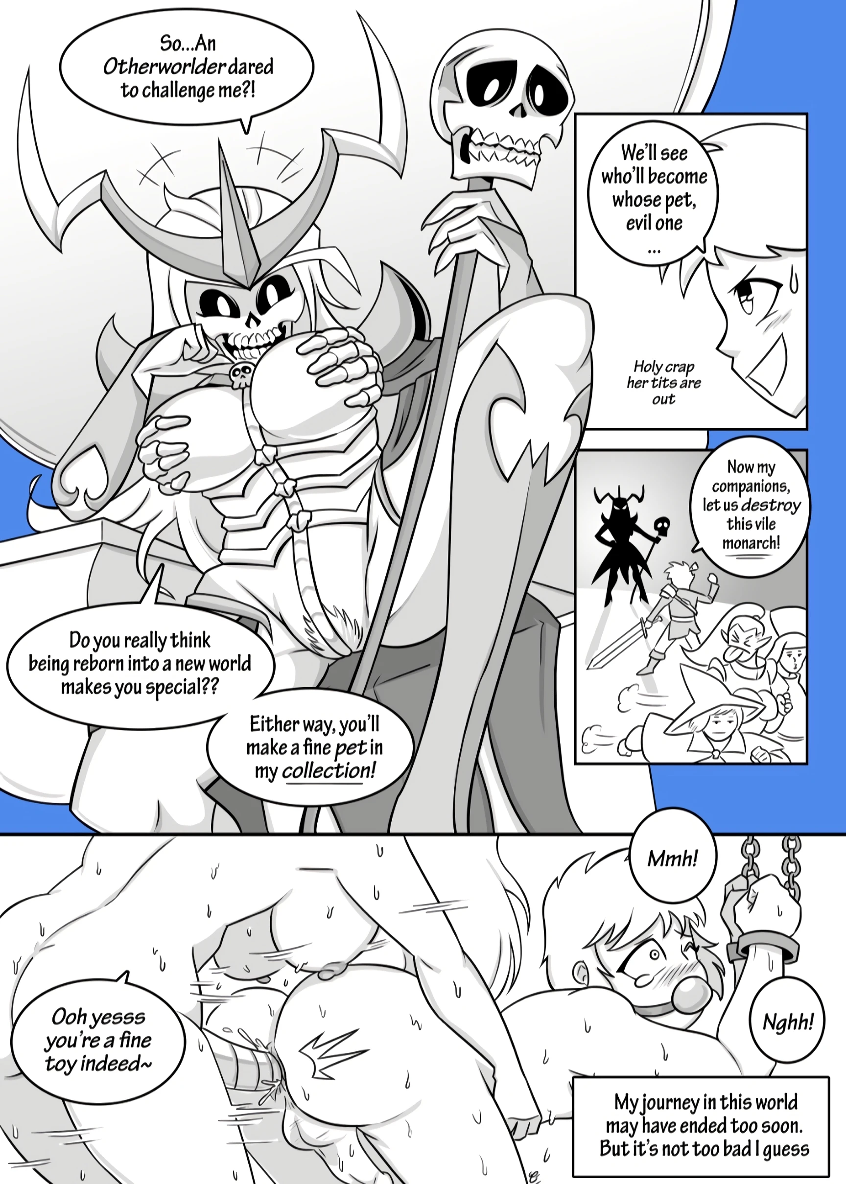 Skull Queen porn comic picture 123