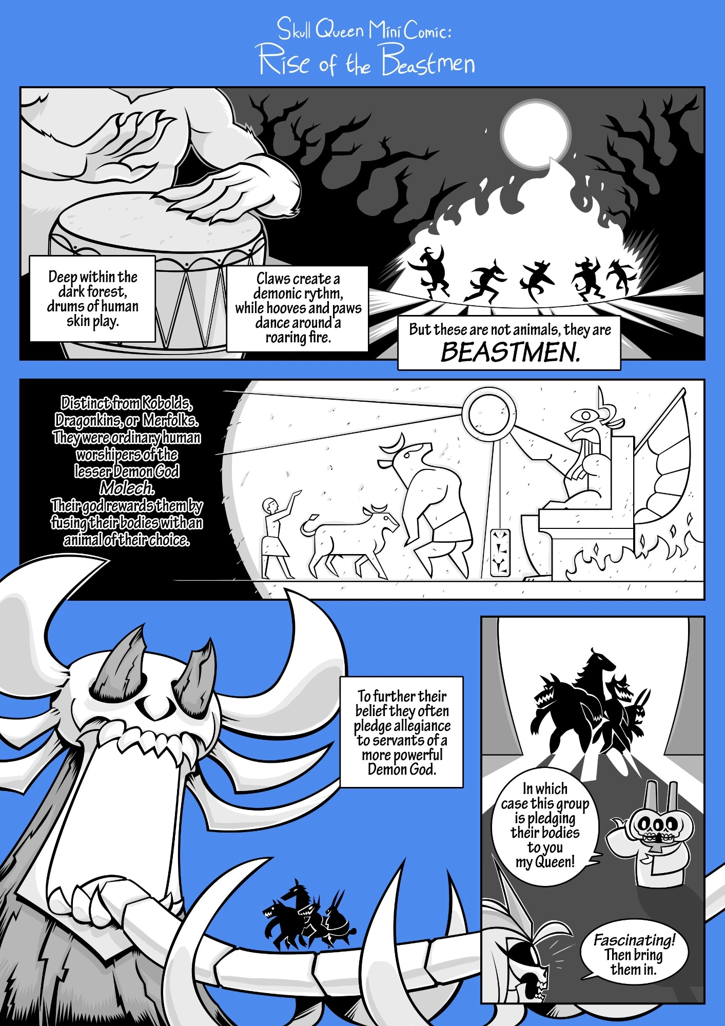 Skull Queen porn comic picture 124