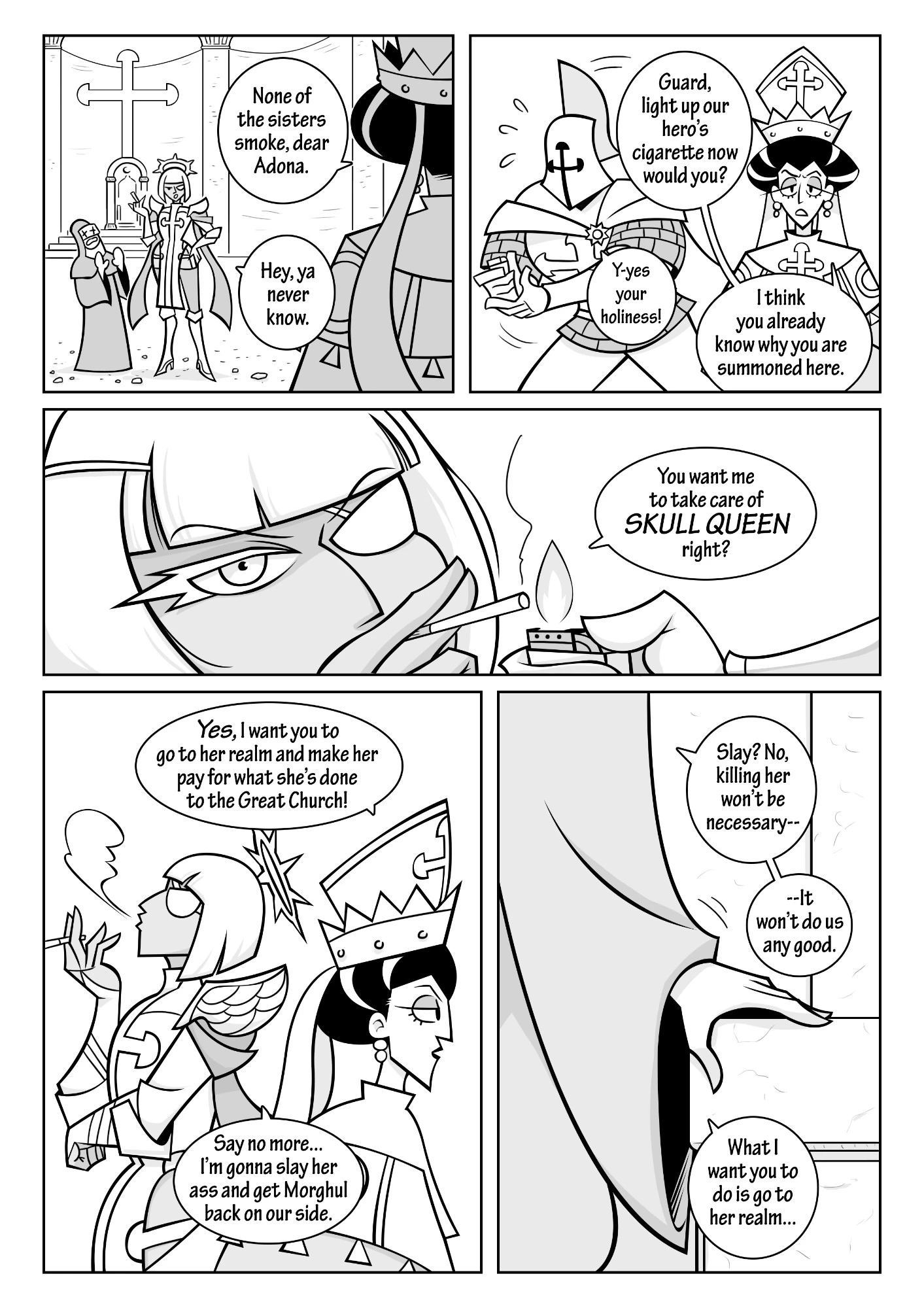 Skull Queen porn comic picture 129
