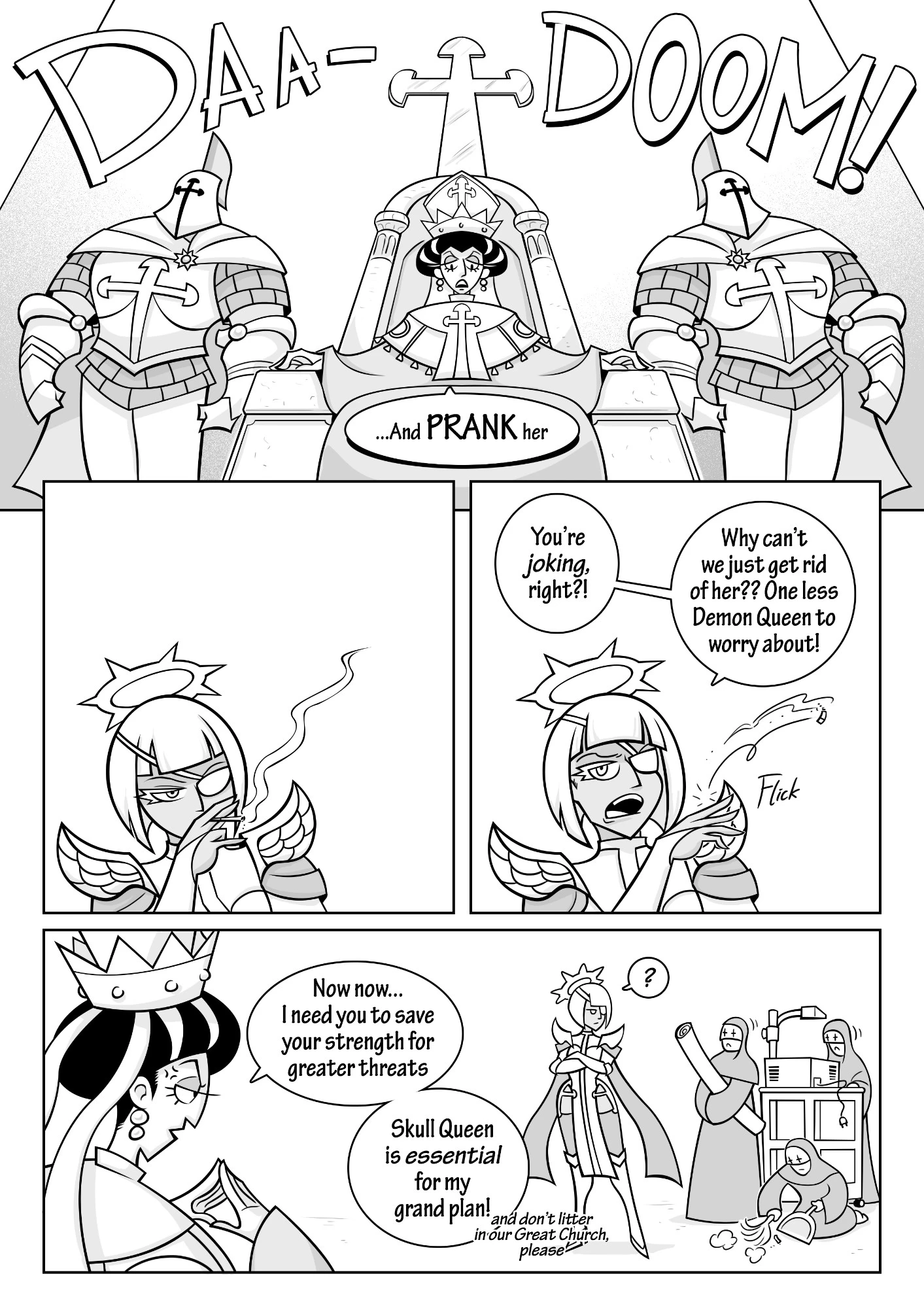 Skull Queen porn comic picture 130