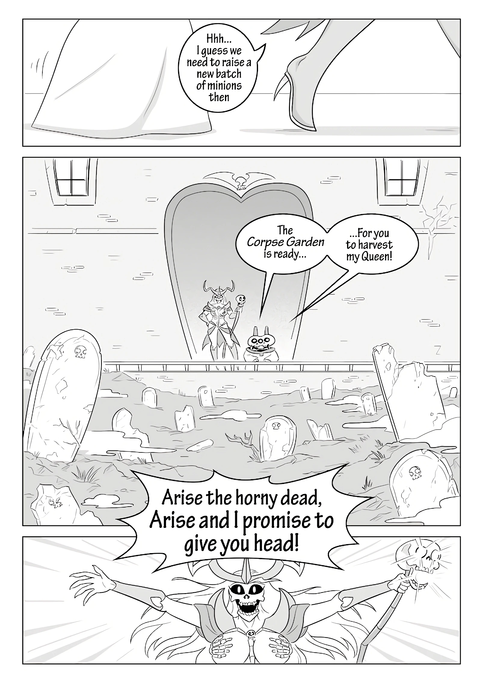 Skull Queen porn comic picture 15