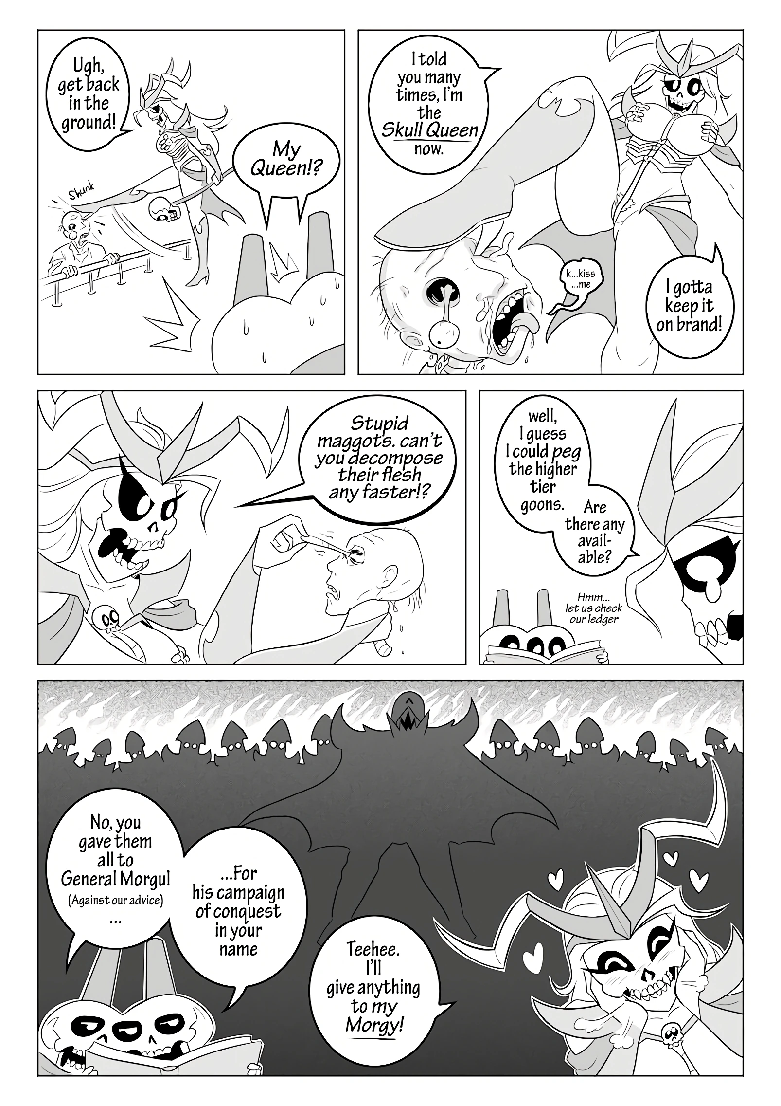 Skull Queen porn comic picture 17
