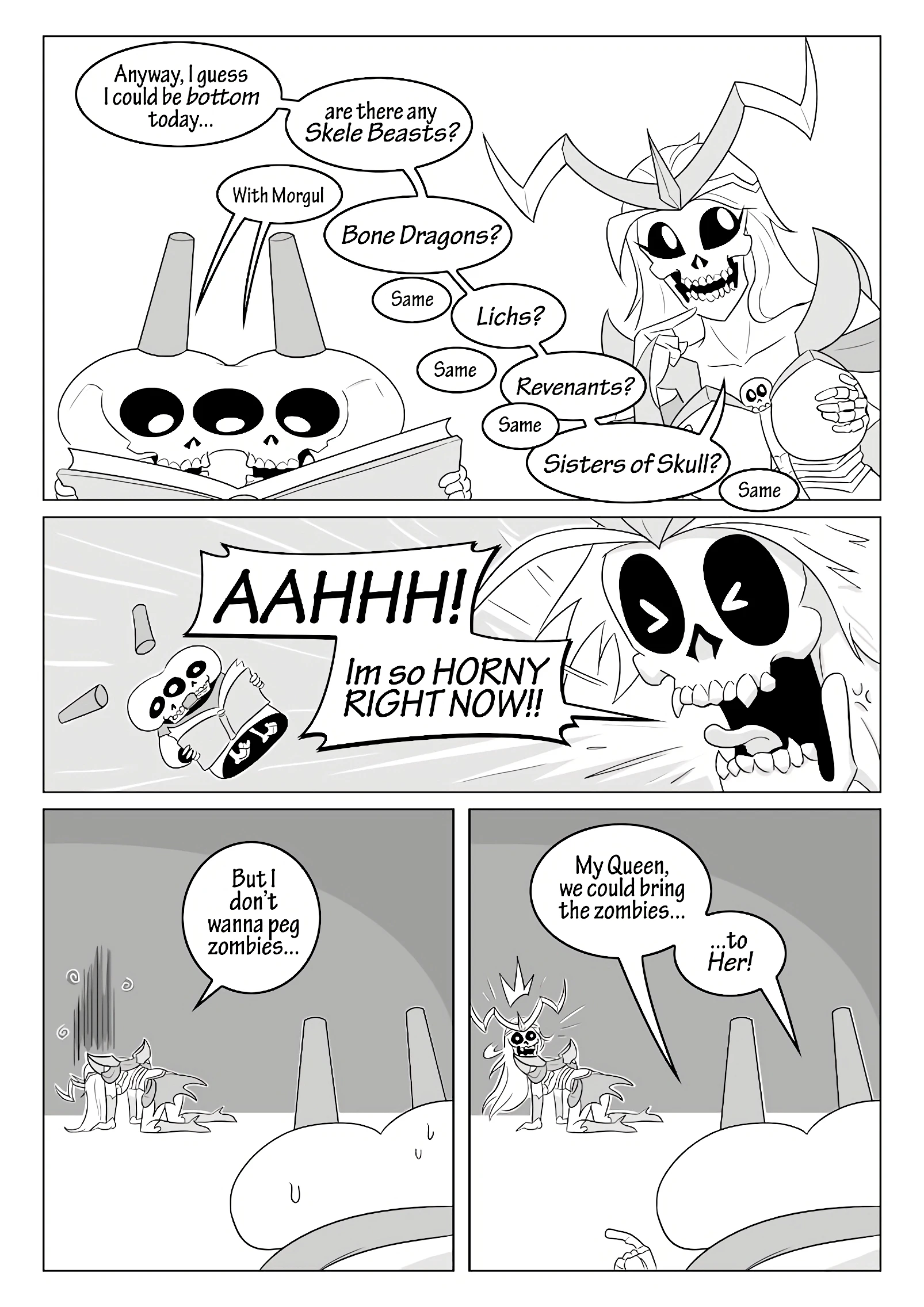 Skull Queen porn comic picture 18