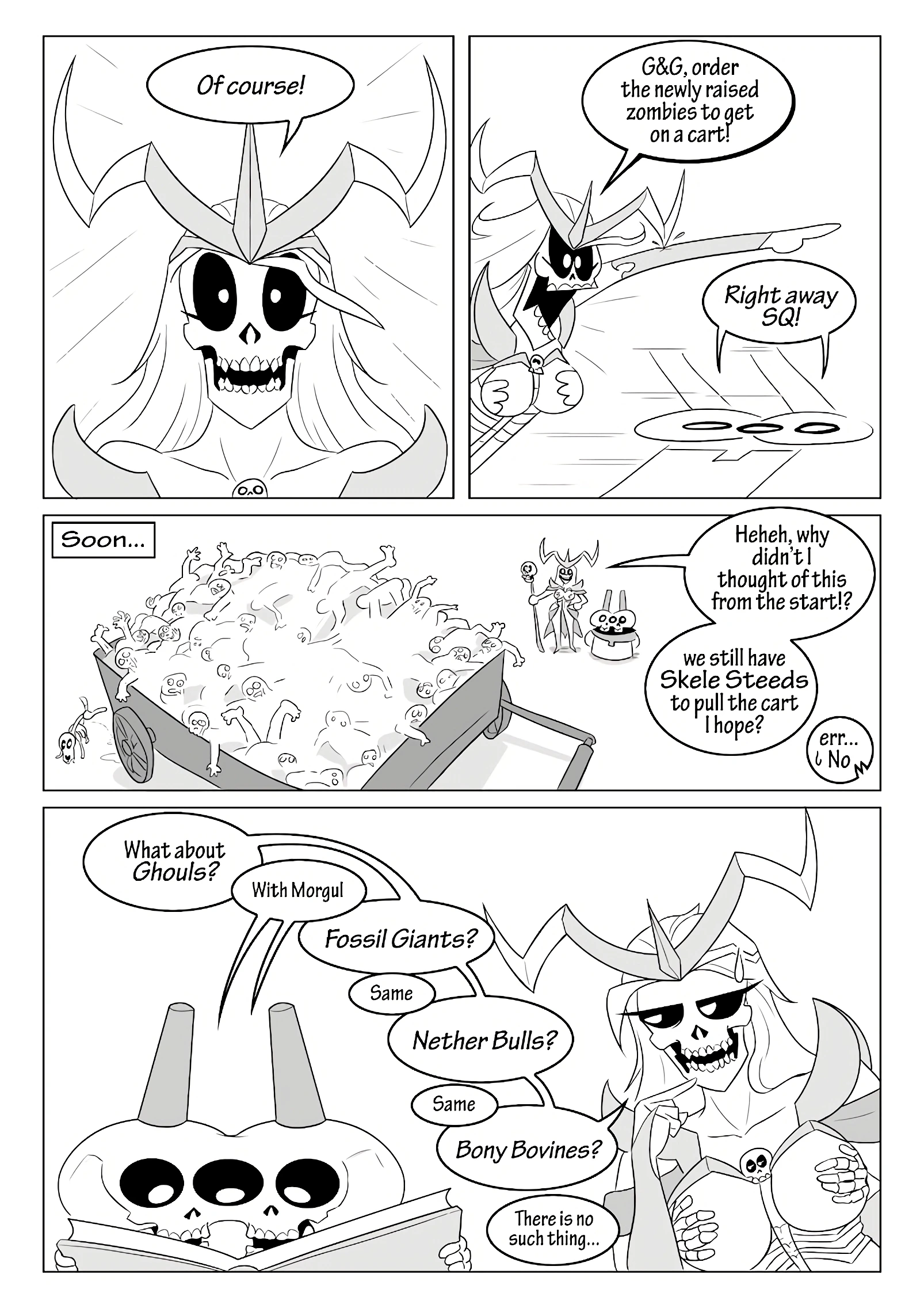Skull Queen porn comic picture 19