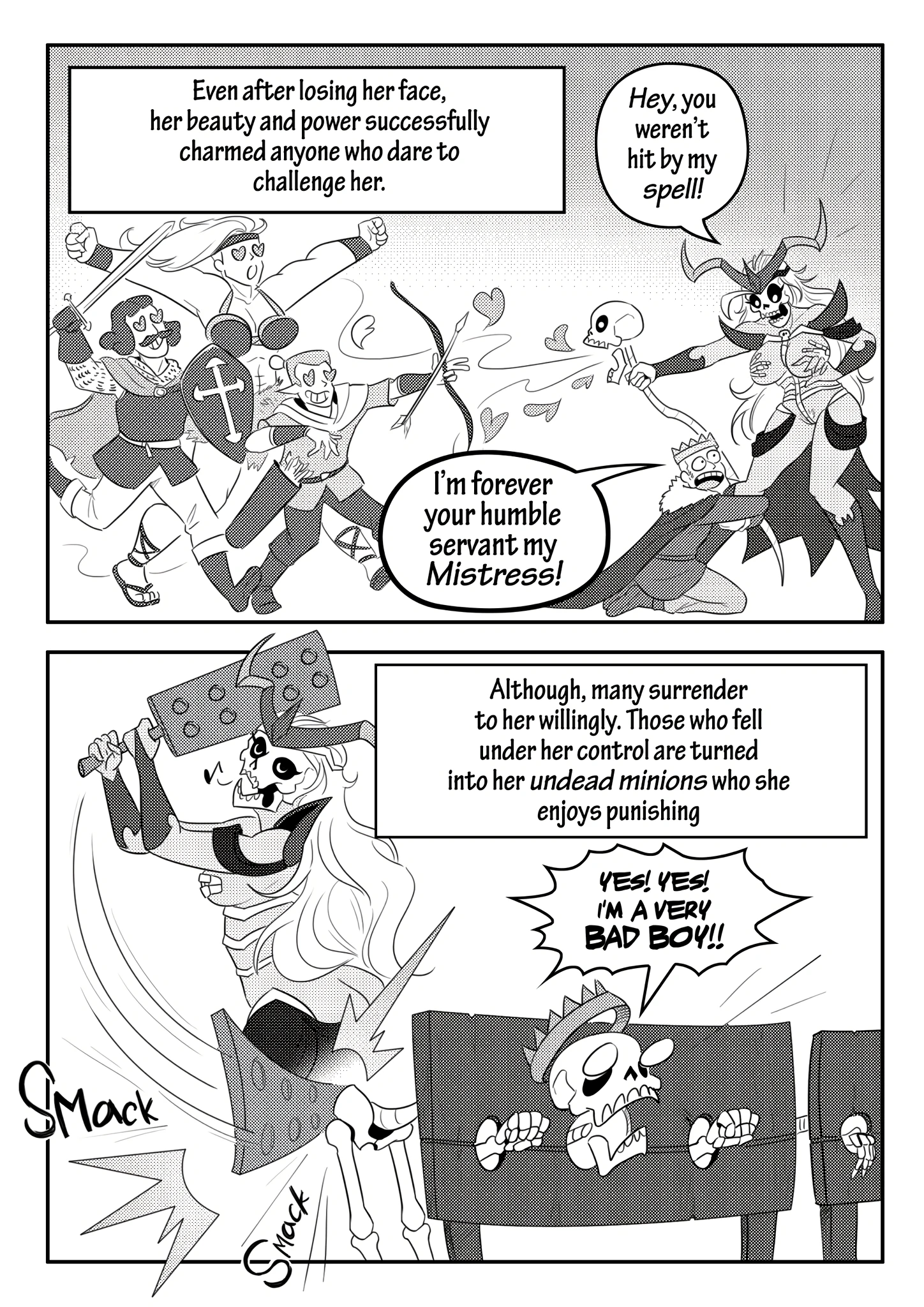 Skull Queen porn comic picture 2