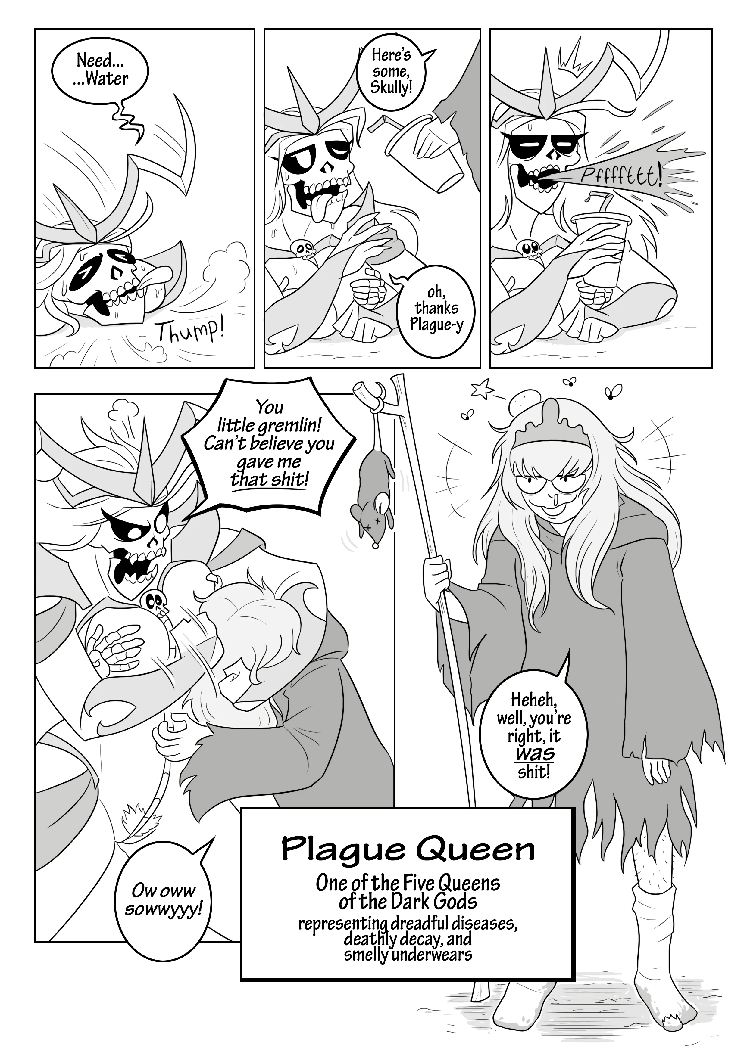 Skull Queen porn comic picture 23