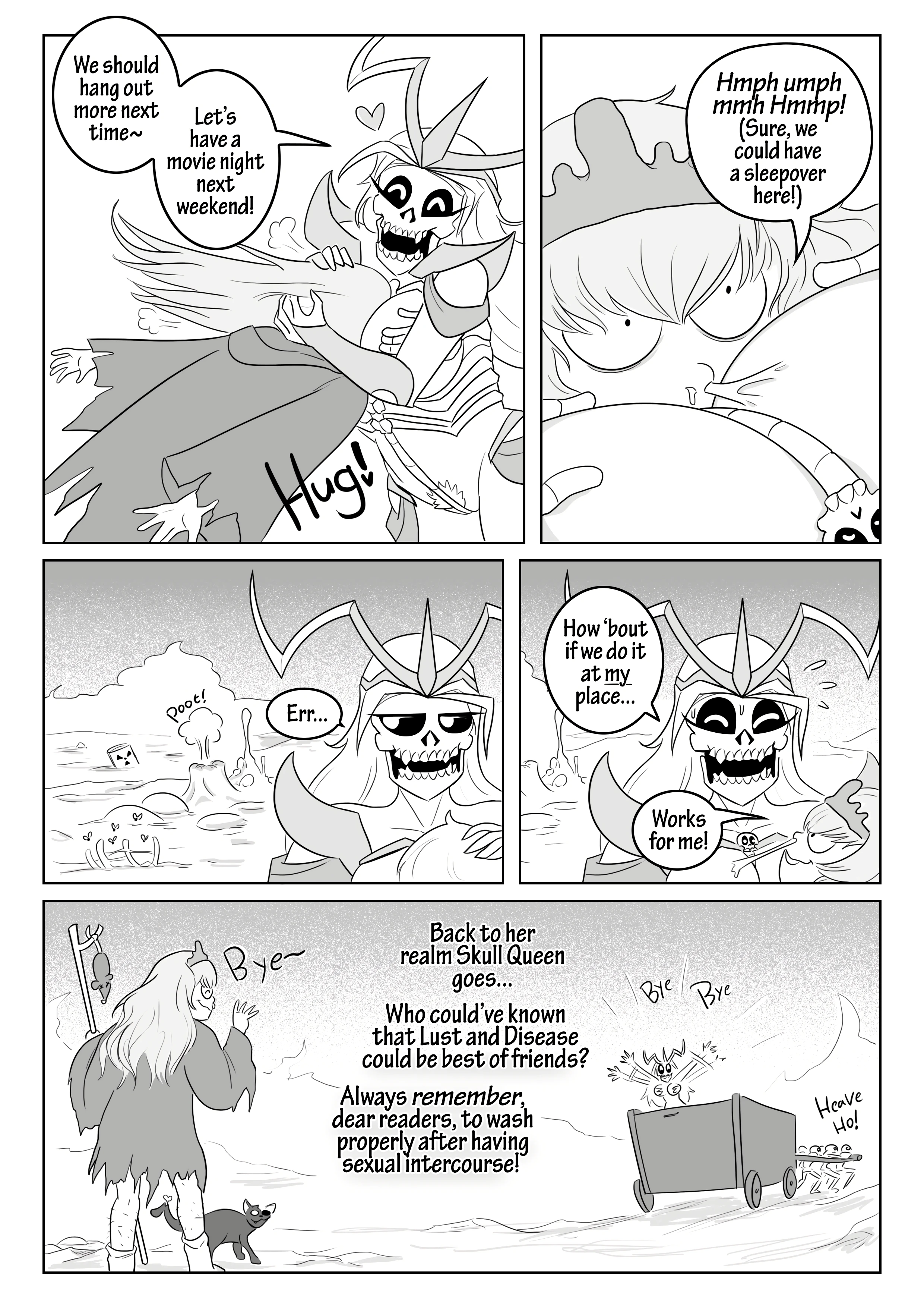 Skull Queen porn comic picture 28