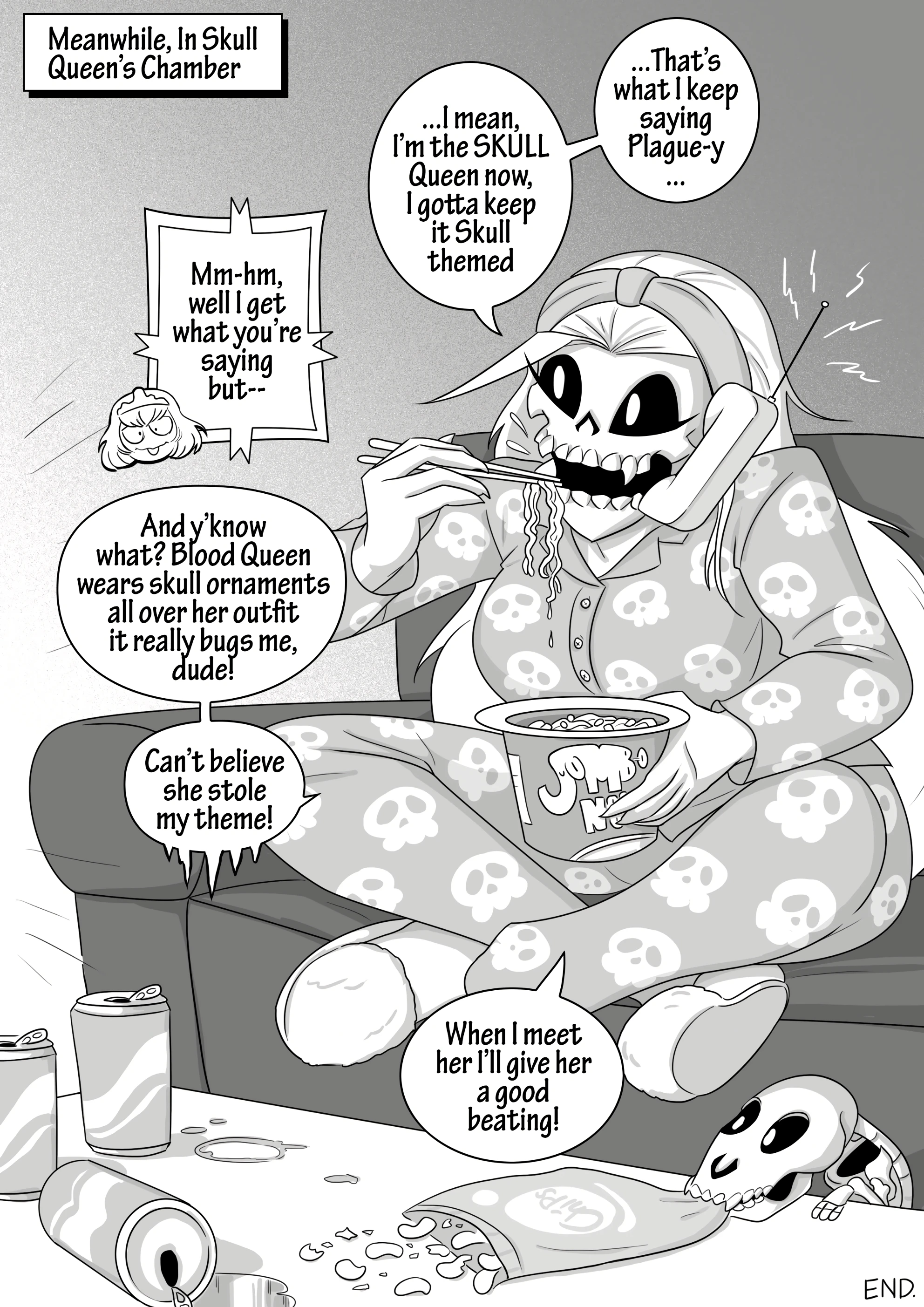 Skull Queen porn comic picture 36