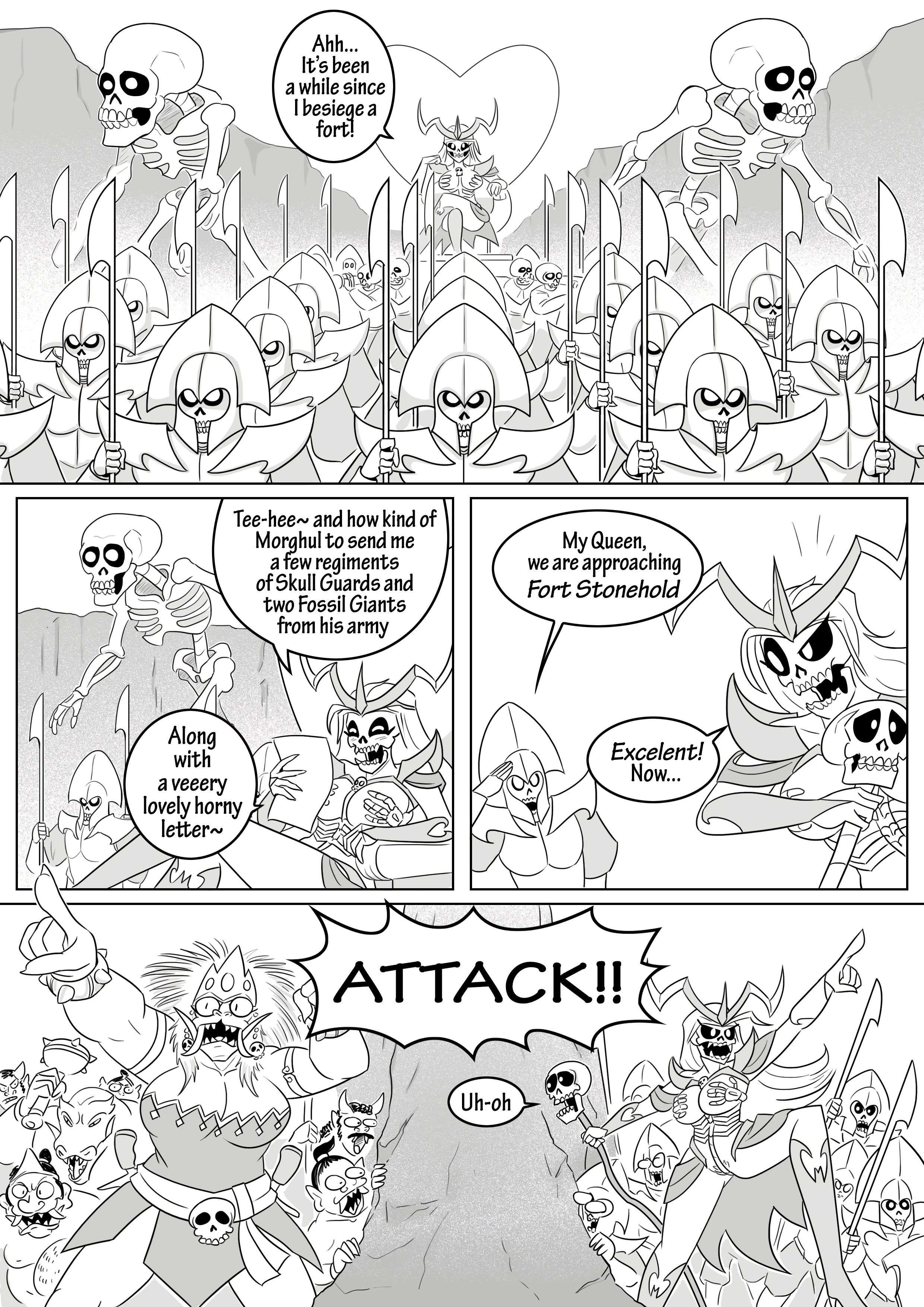 Skull Queen porn comic picture 39