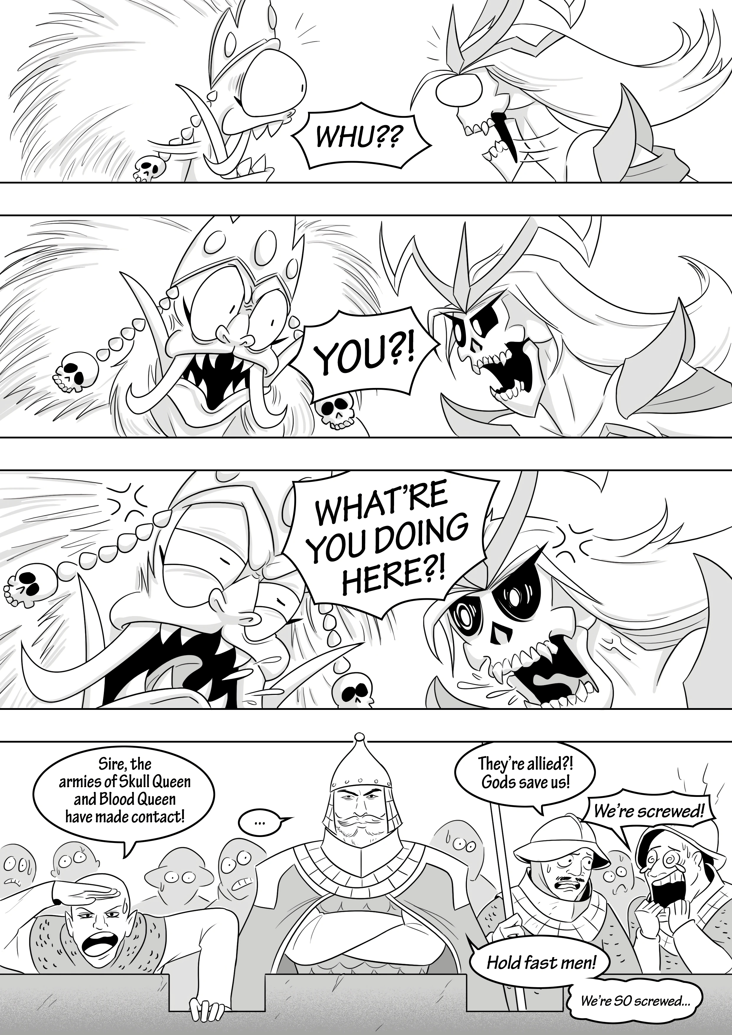 Skull Queen porn comic picture 40