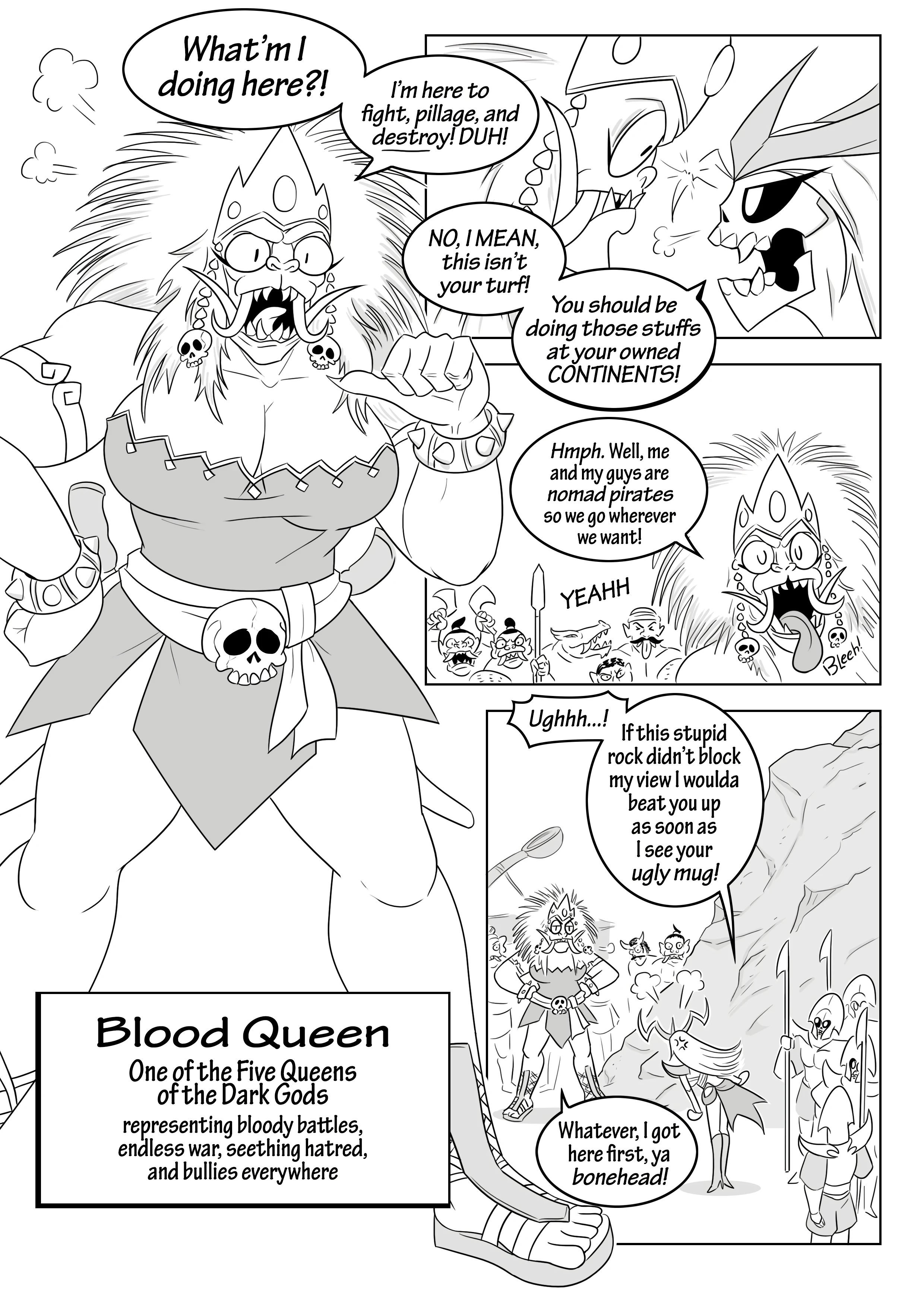 Skull Queen porn comic picture 41