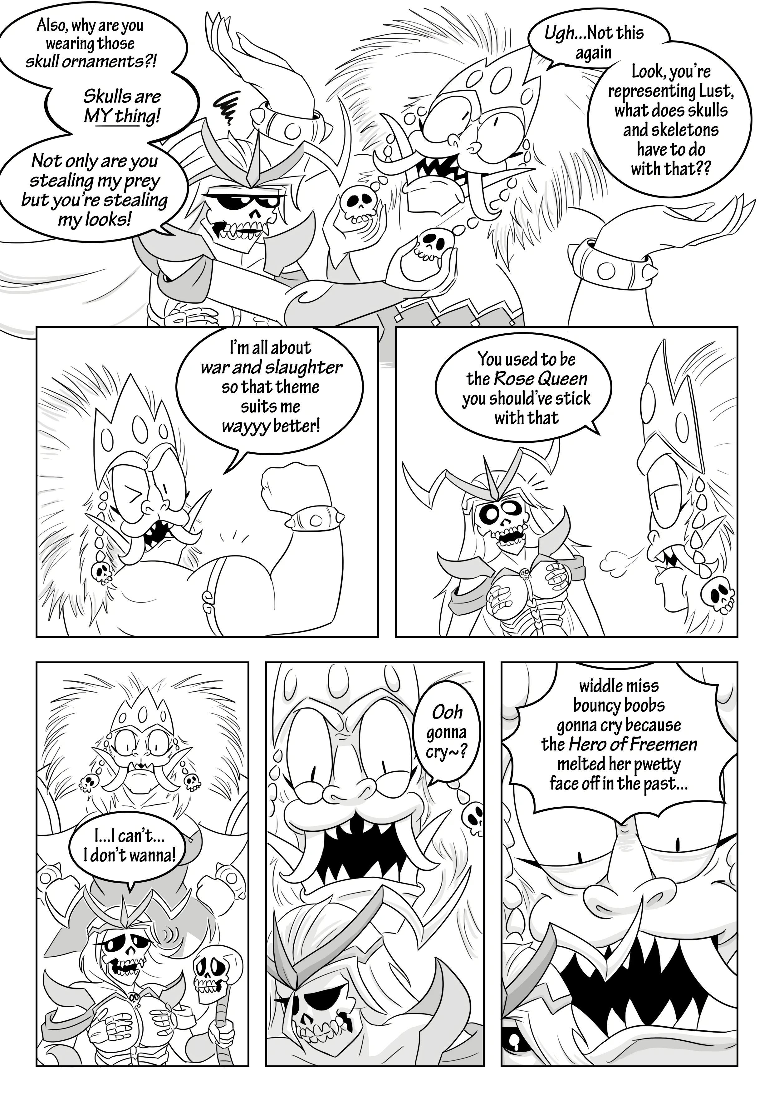 Skull Queen porn comic picture 43