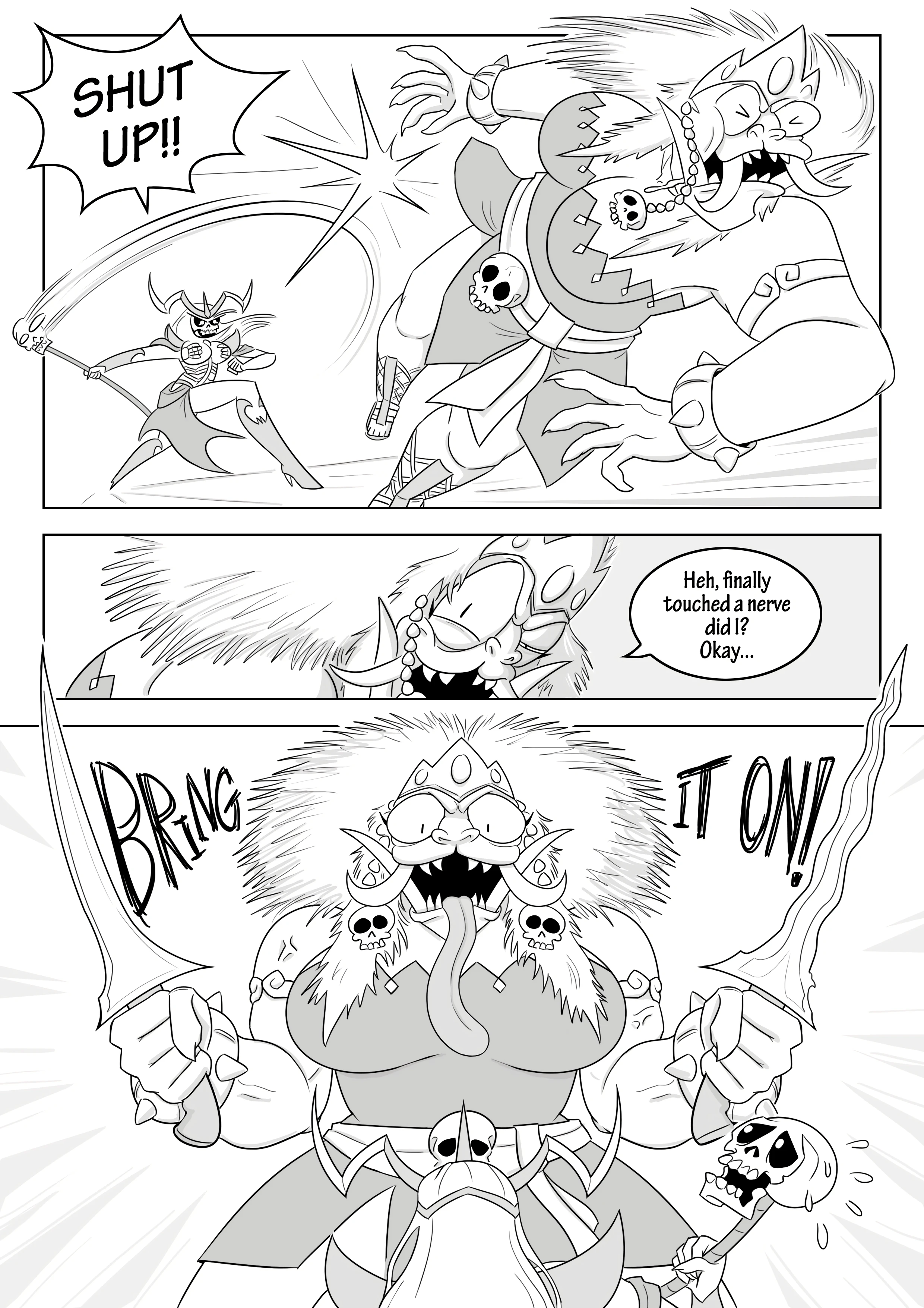 Skull Queen porn comic picture 44