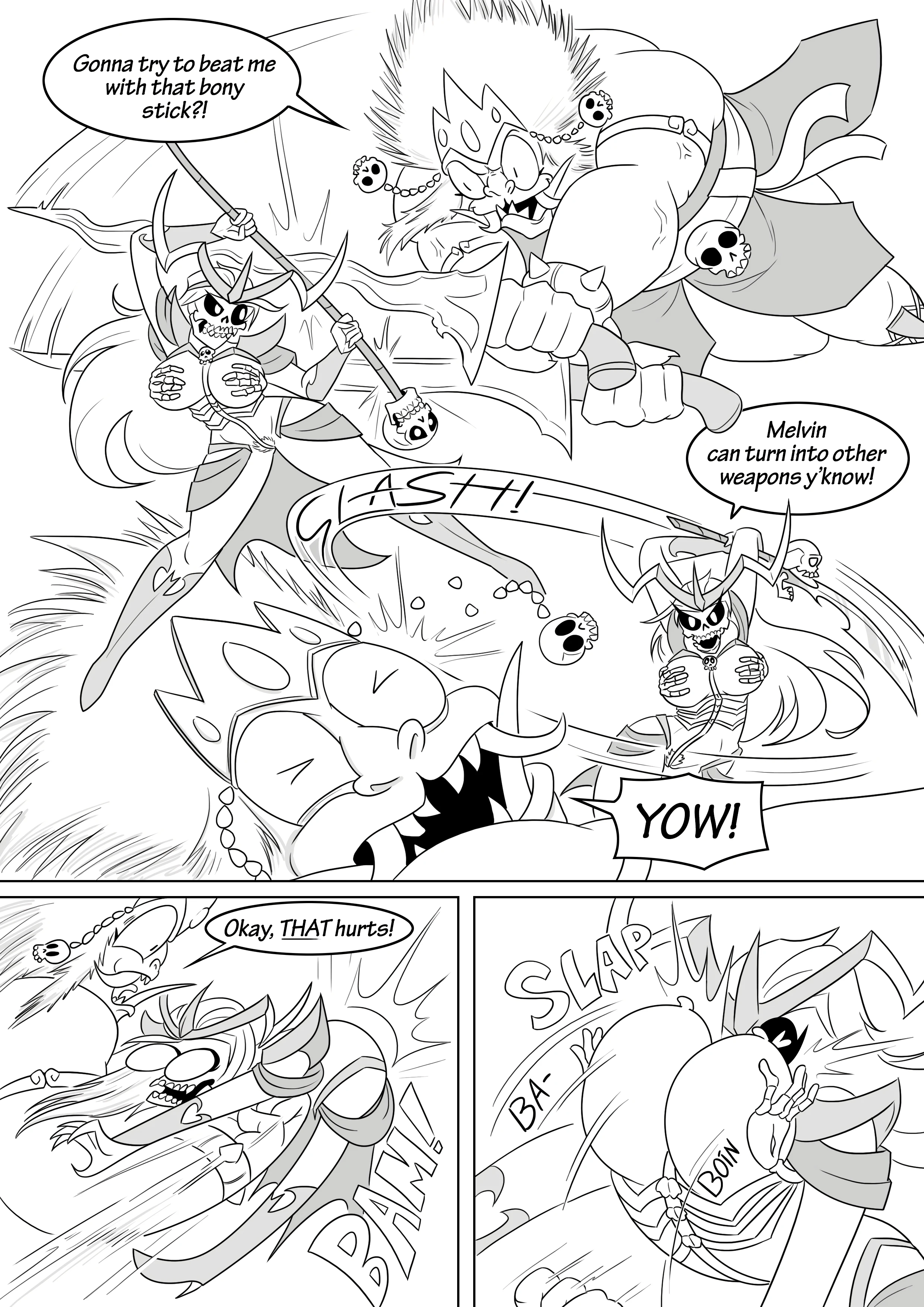 Skull Queen porn comic picture 45