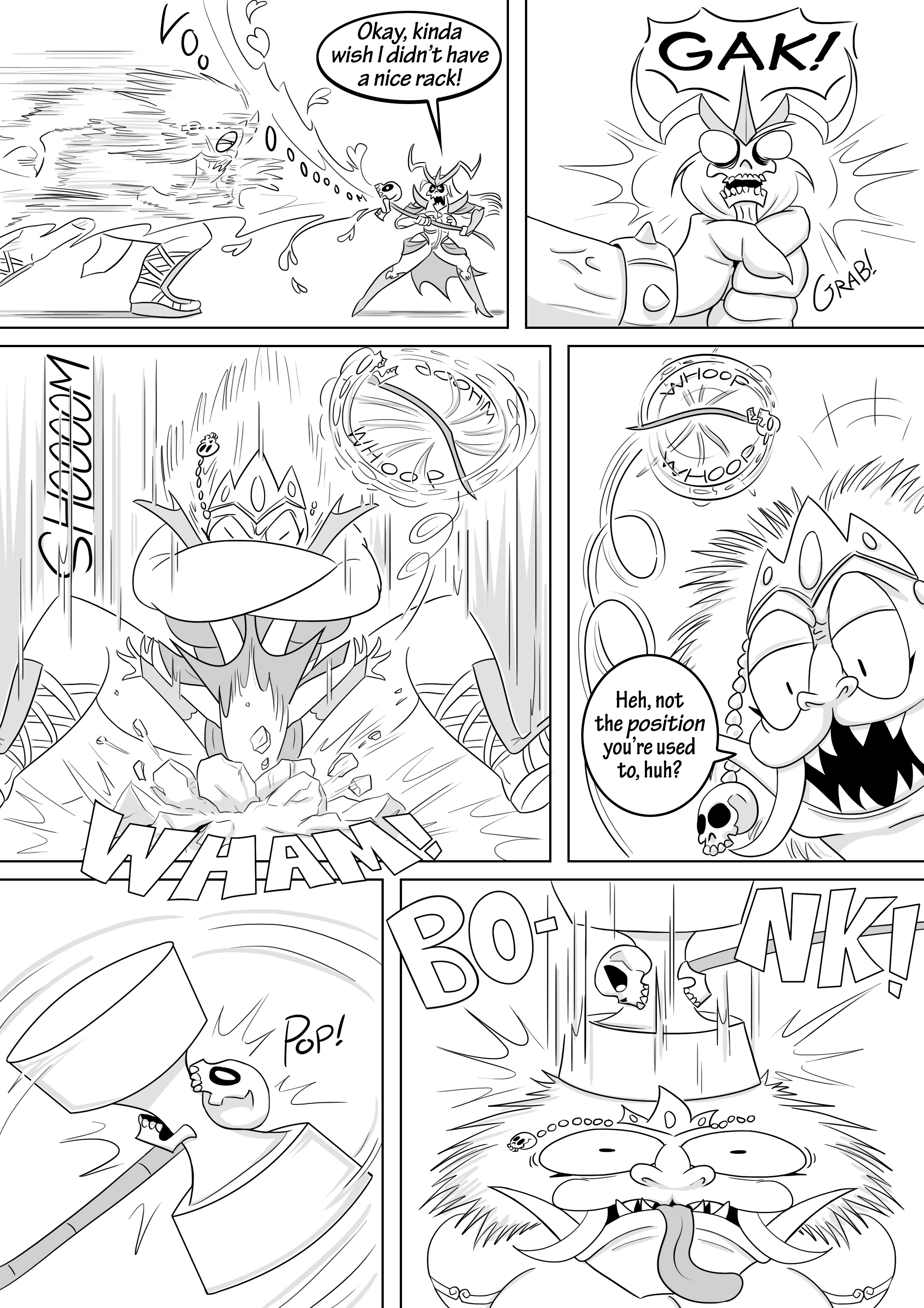 Skull Queen porn comic picture 46