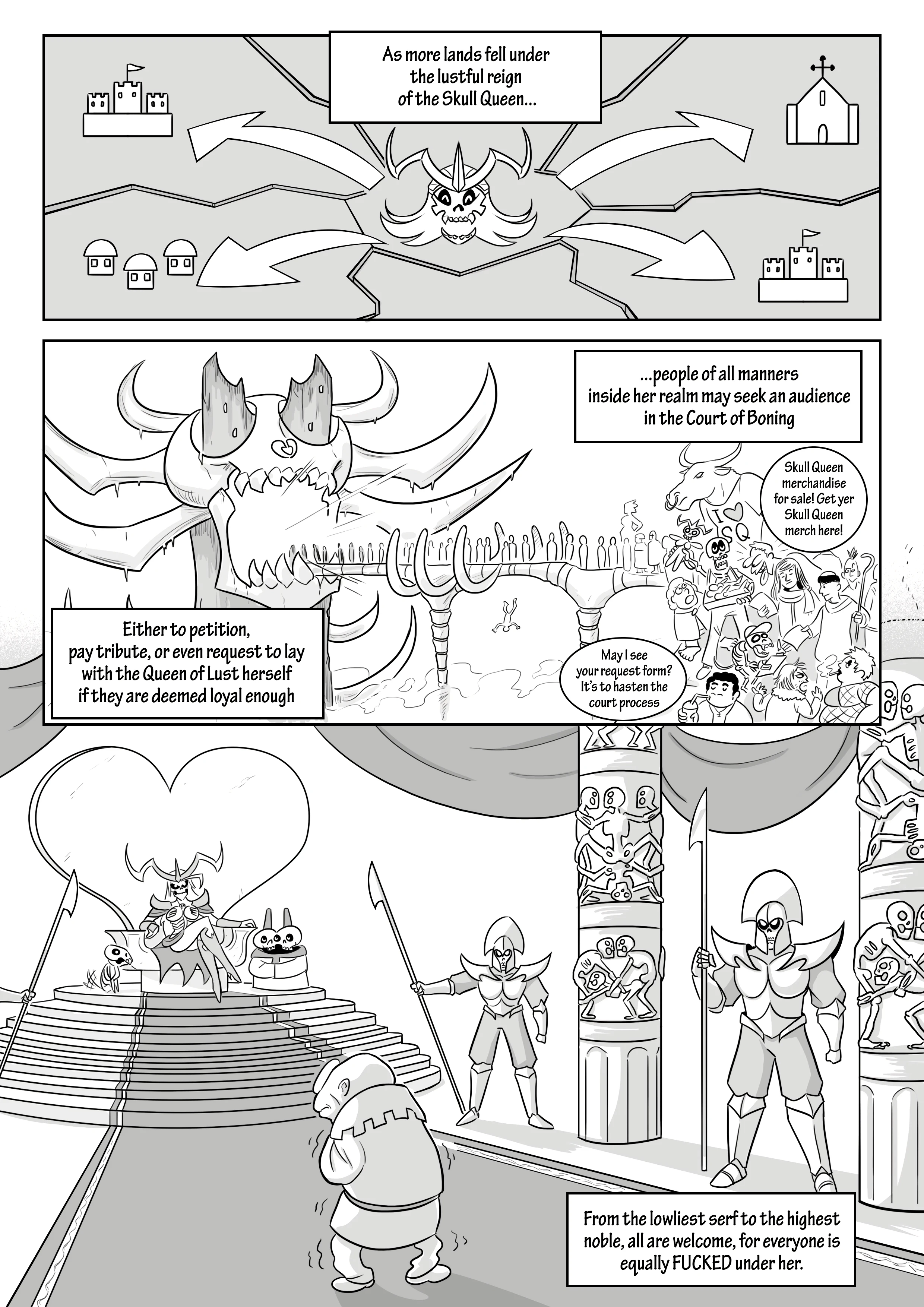 Skull Queen porn comic picture 52